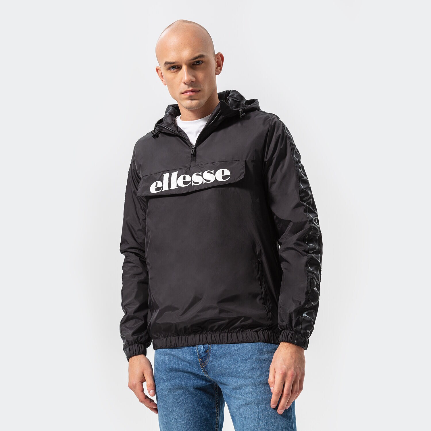 Bărbați eacă de iarnă ELLESSE JACHETĂ SLOWJARI JACKET BLK SHL13369011 Negru