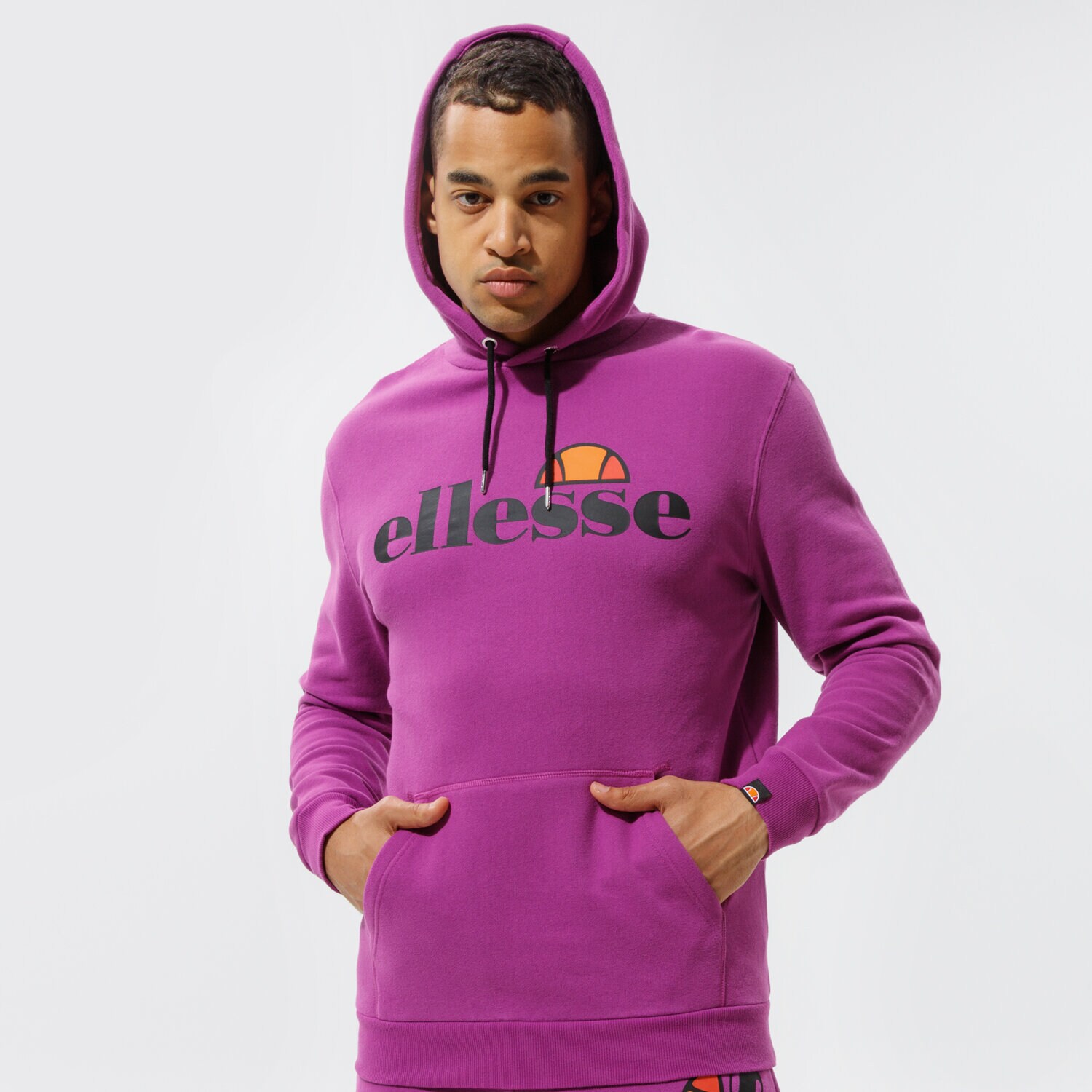 Bărbați bluză ELLESSE BLUZĂ CU GLUGĂ SL GOTTERO OH HOODY PRPL SHI07407305 Violet