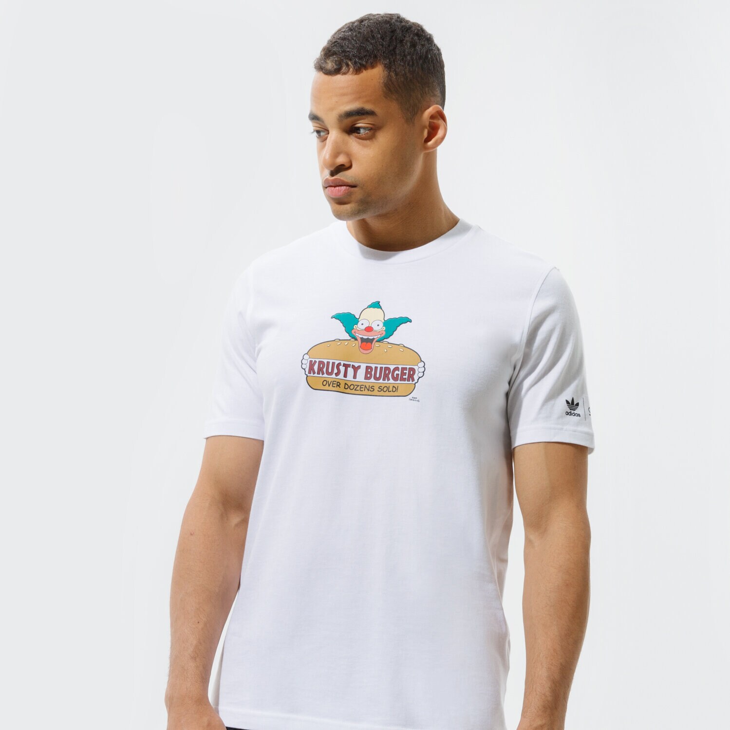 Bărbați tricou ADIDAS TRICOU SIMPSONS KRUSTY BURGER TEE HA5821 Alb