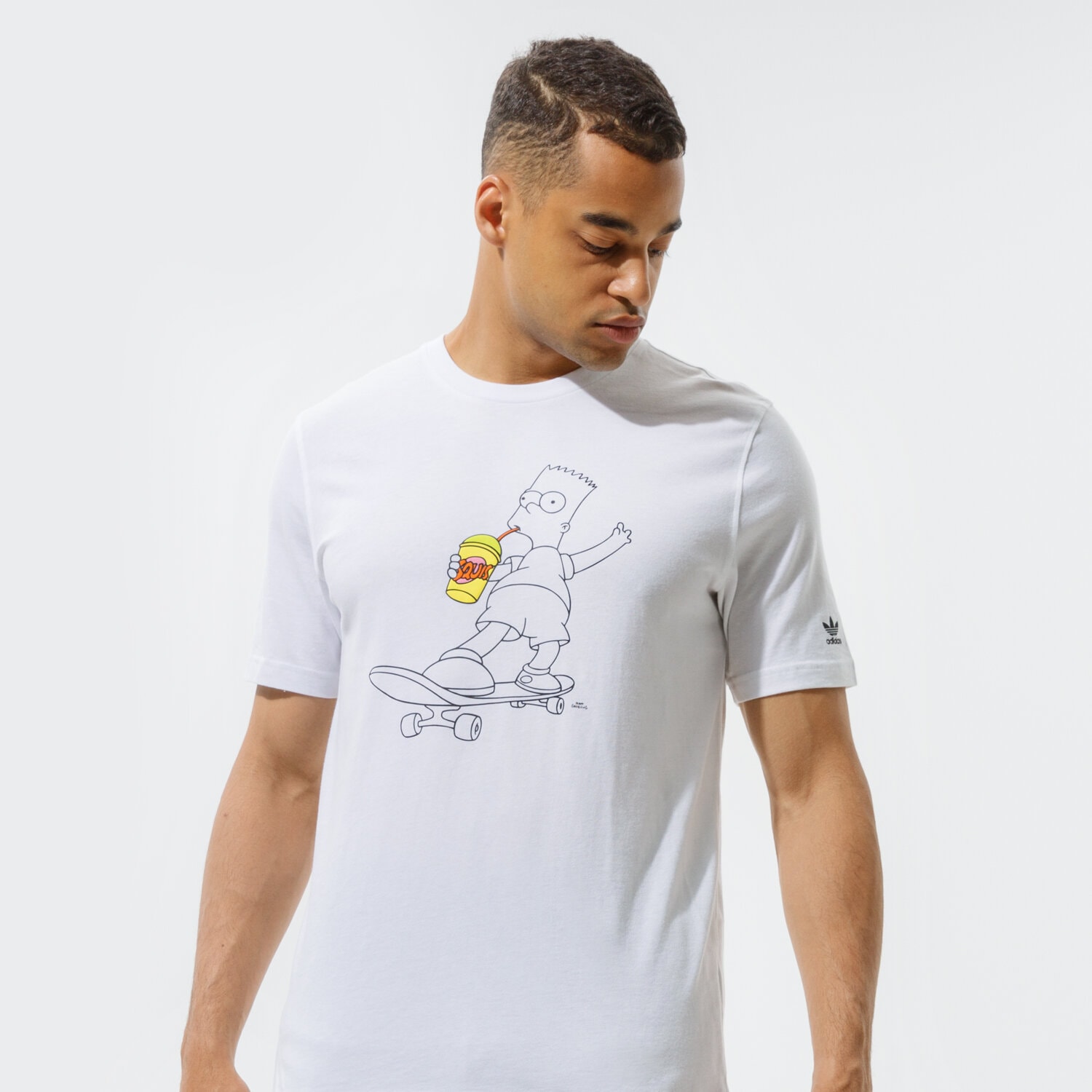 Bărbați tricou ADIDAS TRICOU SIMPSONS SQUISHEE TEE HA5811 Alb