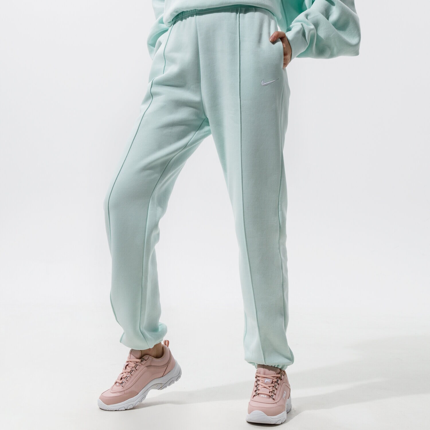 Femei pantaloni NIKE PANTALONI  SPORTSWEAR ESSENTIAL BV4089-394 Albastru