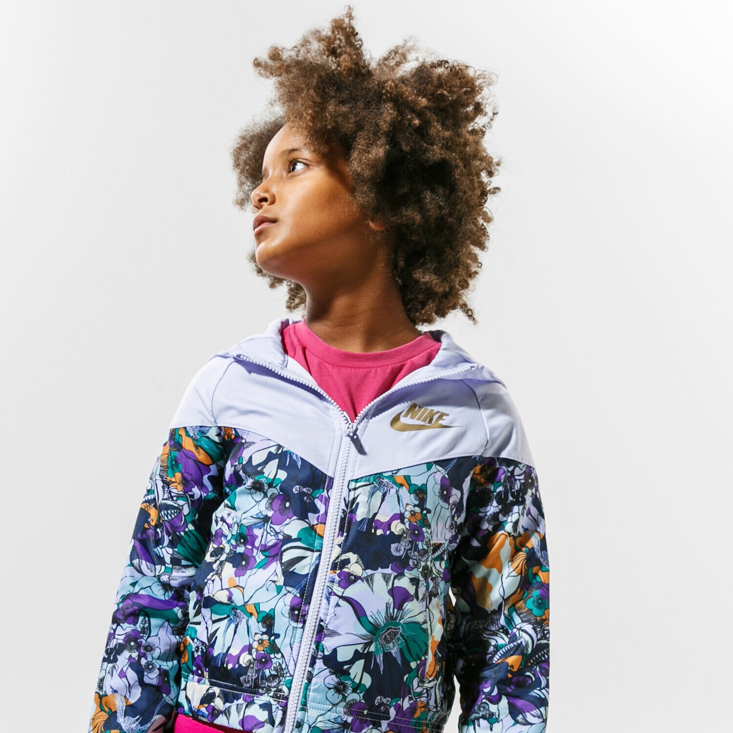 Jachetă de sezon pentru copii (primăvară/toamnă) NIKE JACHETĂ G NSW WR AOP JKT ENERGY DC7095-572 Mulicolor
