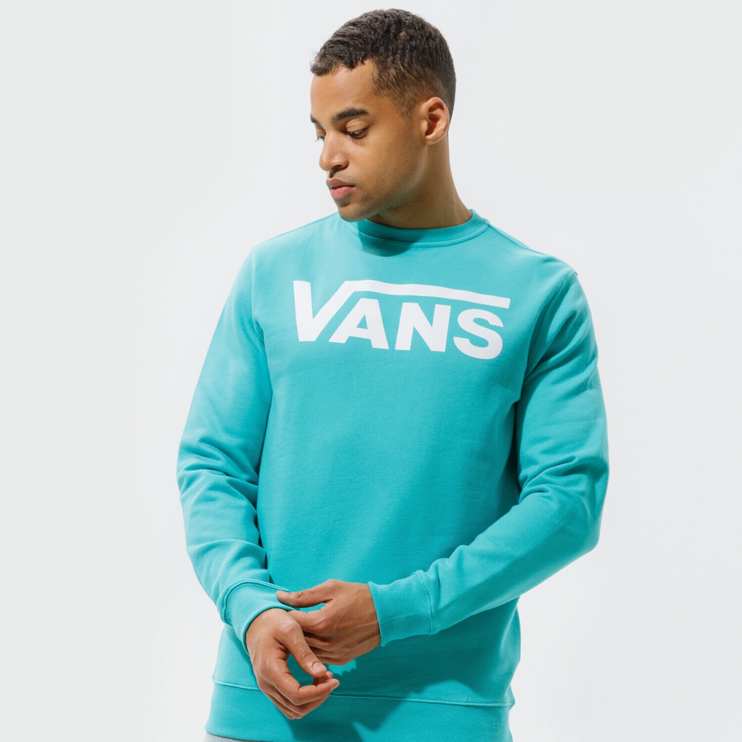 Bărbați bluză VANS BLUZĂ VANS CLASSIC CREW II VN0A456AZ6R1 Albastru