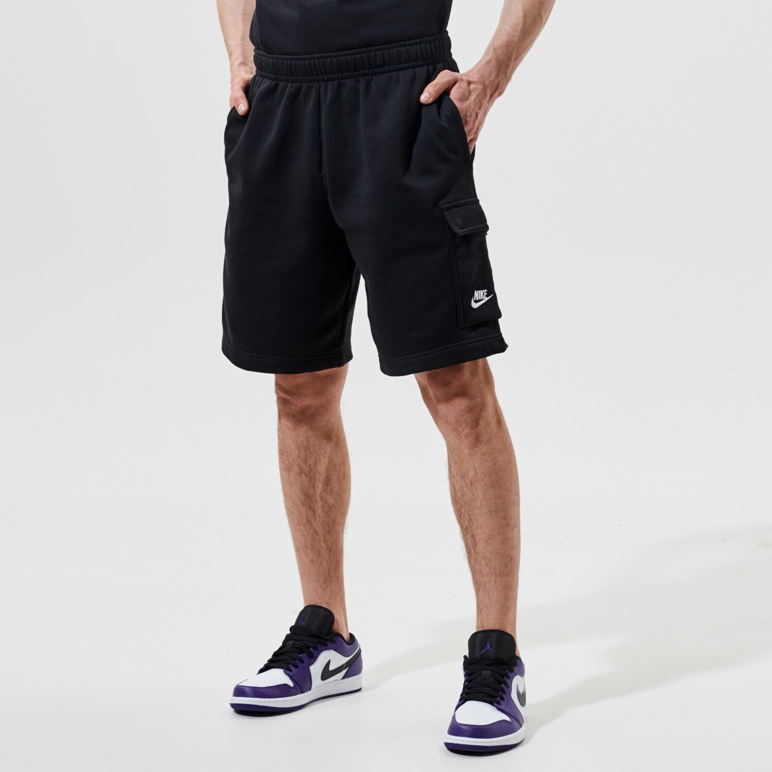 Femei pantaloni scurți NIKE PANTALONI SCURȚI SPORTSWEAR CLUB CZ9956-010 Negru