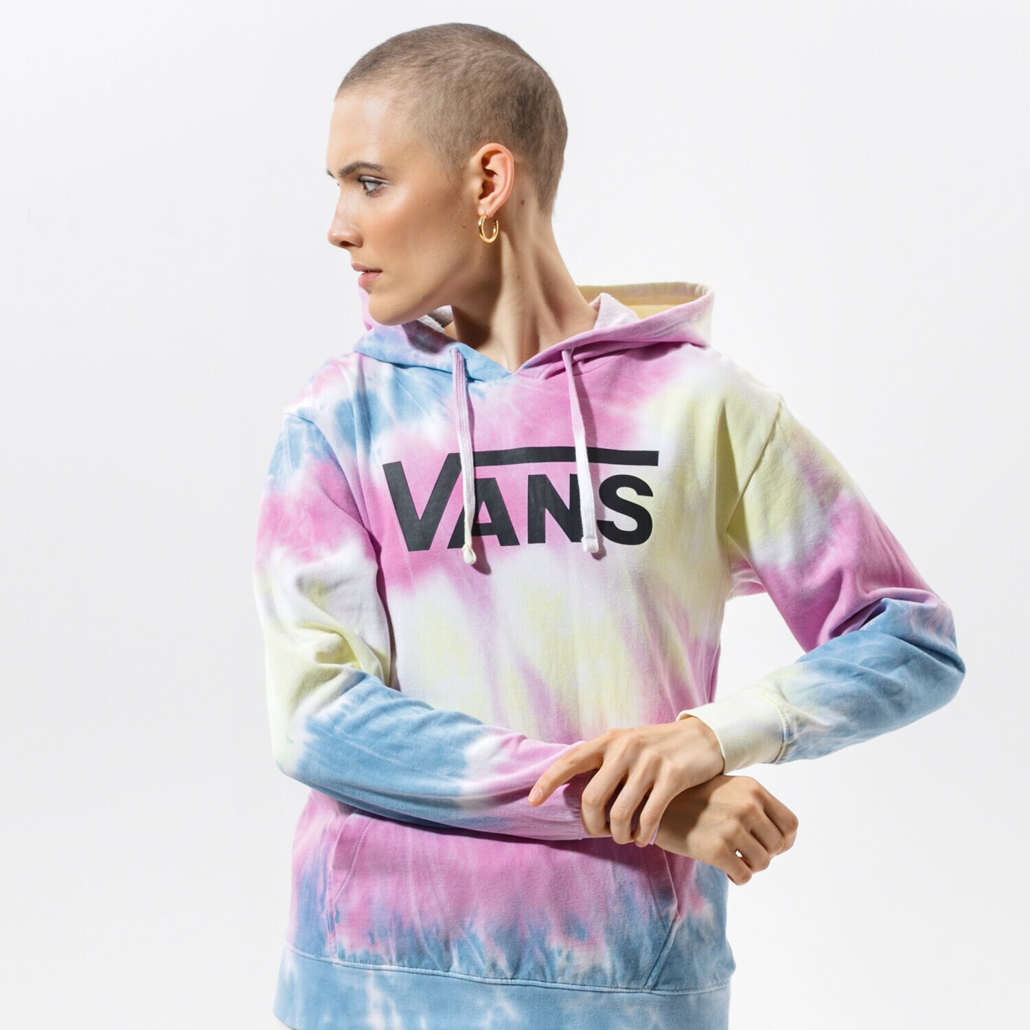 Femei bluză VANS BLUZĂ CU GLUGĂ WM SPIRALING HOODIE ORCHID VN0A5ASM0FS1 Mulicolor