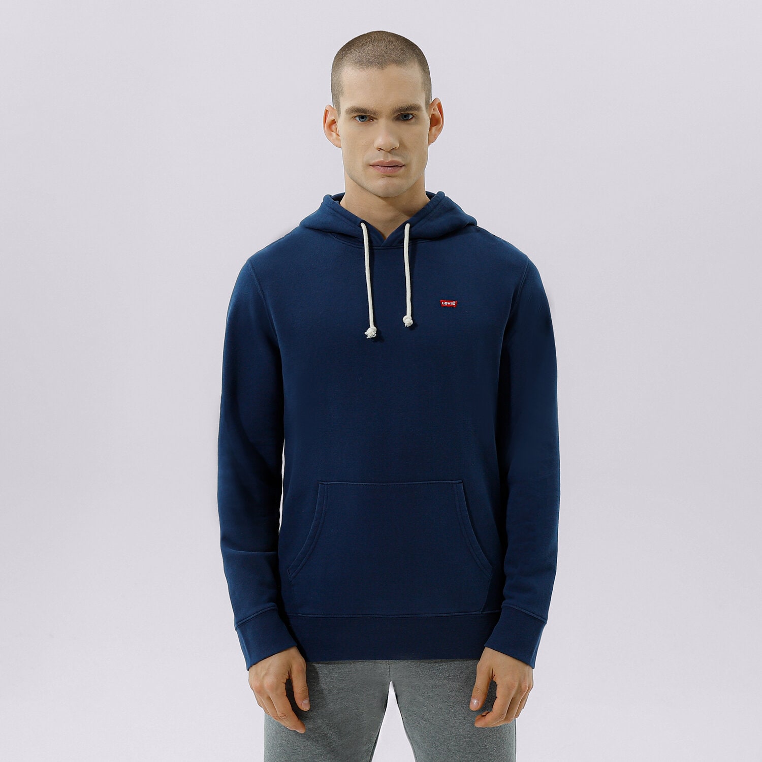 Bărbați bluză LEVI'S BLUZĂ CU GLUGĂ NEW ORIGINAL HOODIE 34581-0009 Bleumarin