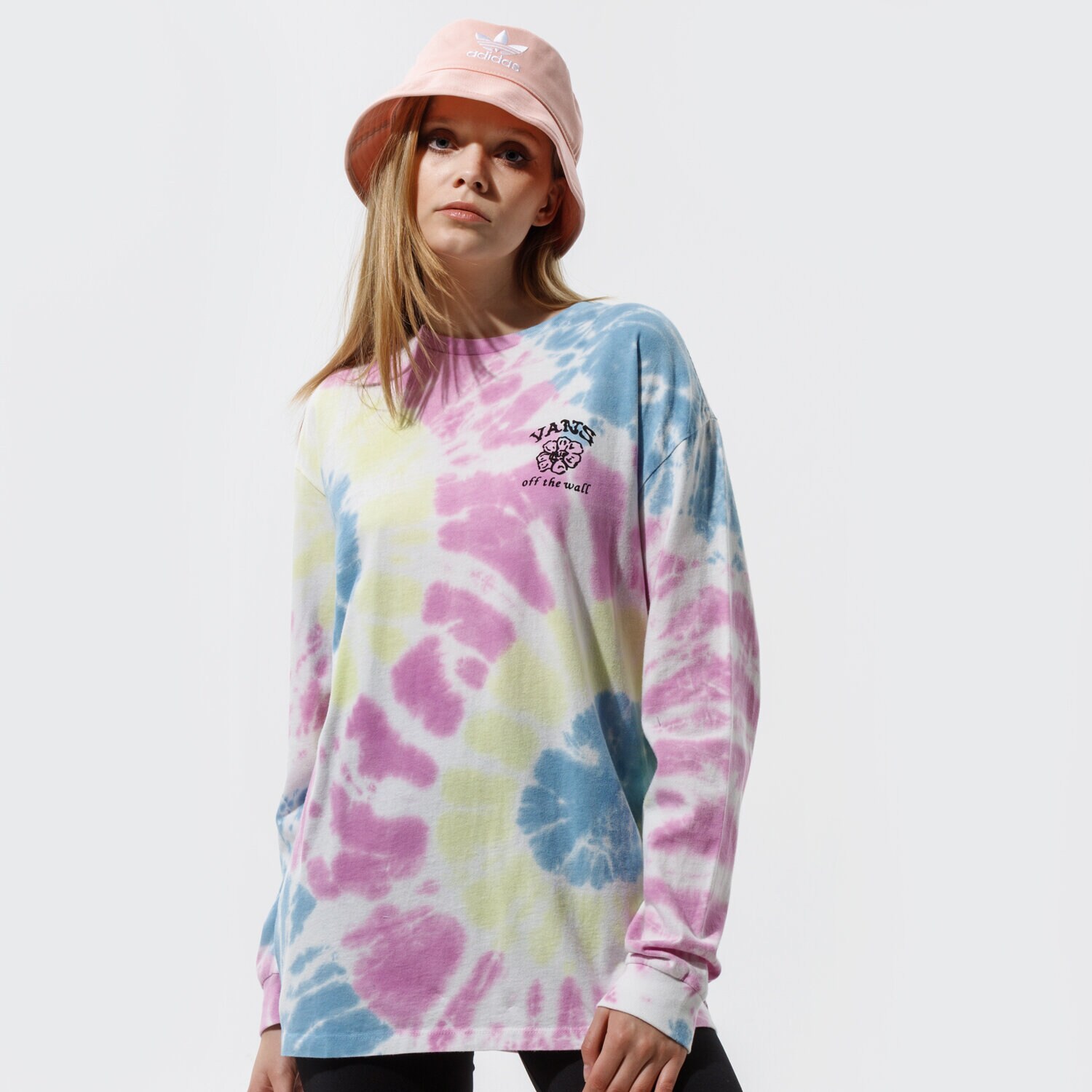 Femei tricou VANS TRICOU WM MASC OFF LS OVERSIZED ORCHID VN0A5ETT0FS1 Mulicolor