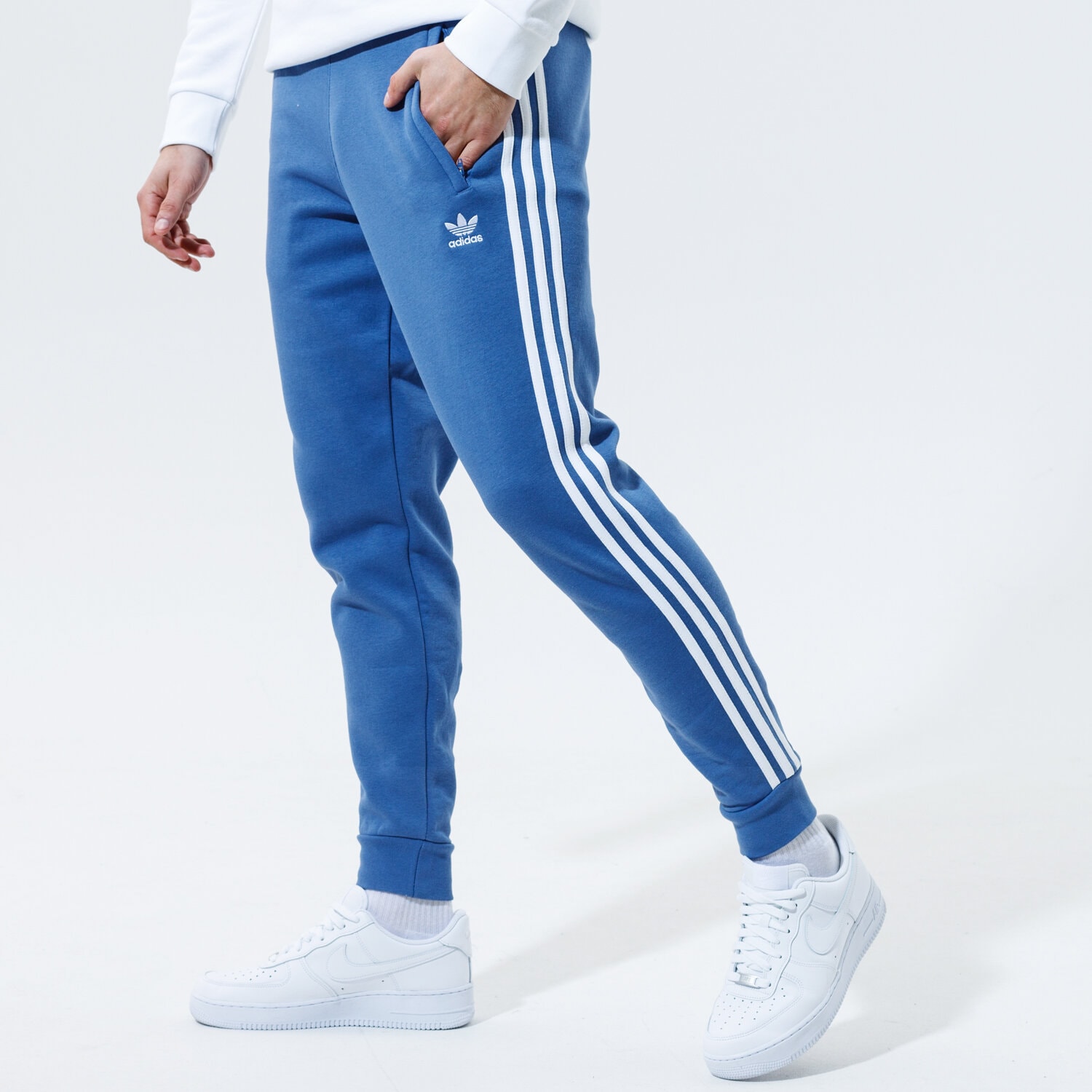 Bărbați pantaloni ADIDAS PANTALONI  3-STRIPES PANT GN3528 Albastru