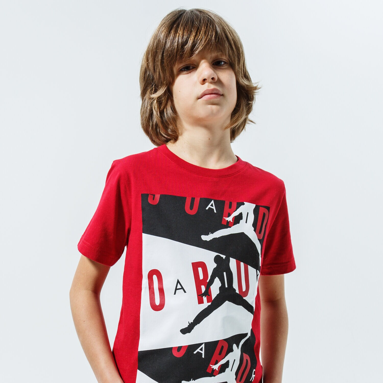 Copii tricou JORDAN TRICOU JORDAN AIR SS CREW 957299-R78 Bordo