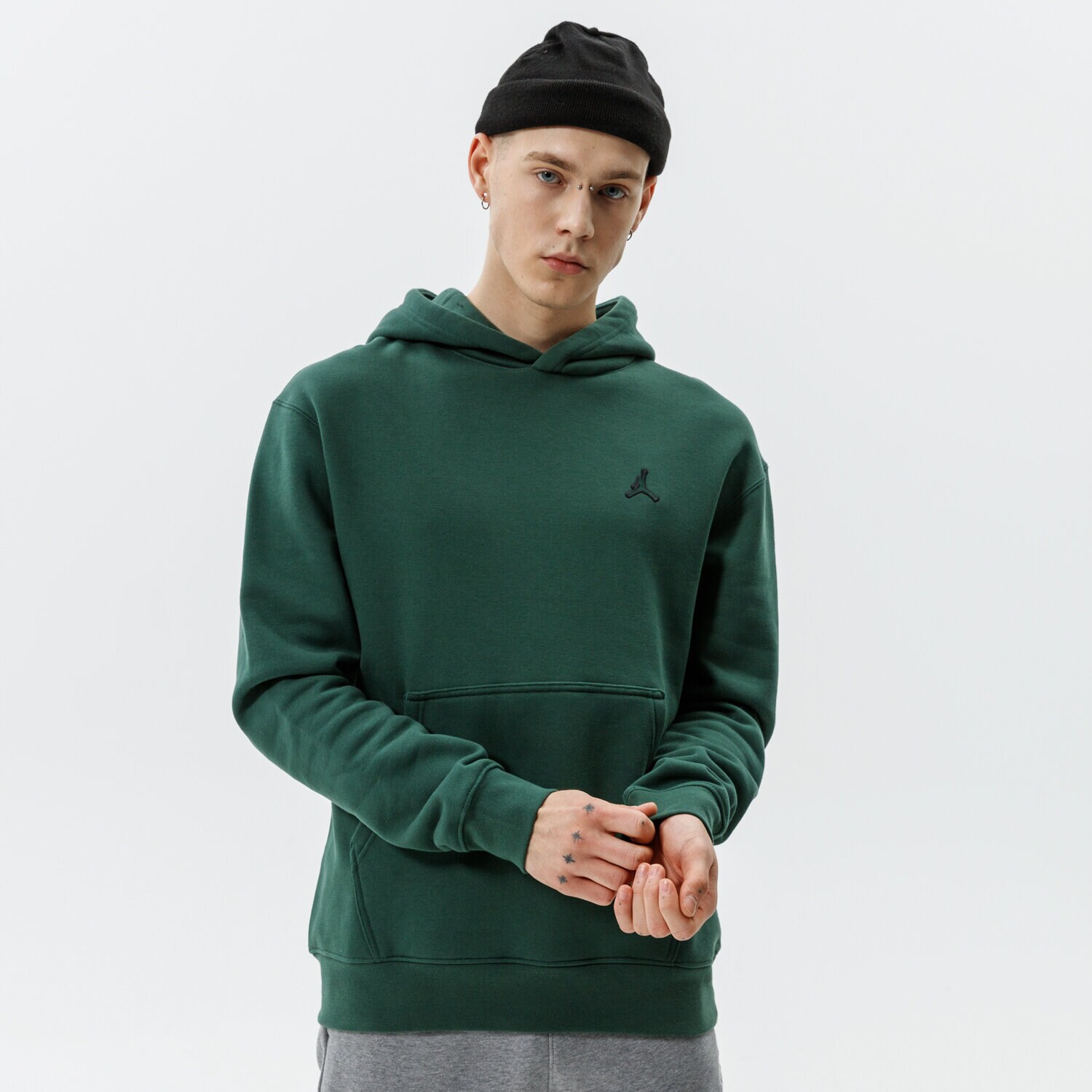Bărbați bluză JORDAN BLUZĂ CU GLUGĂ M J ESS FLC PO HOODIE DA9818-333 Verde