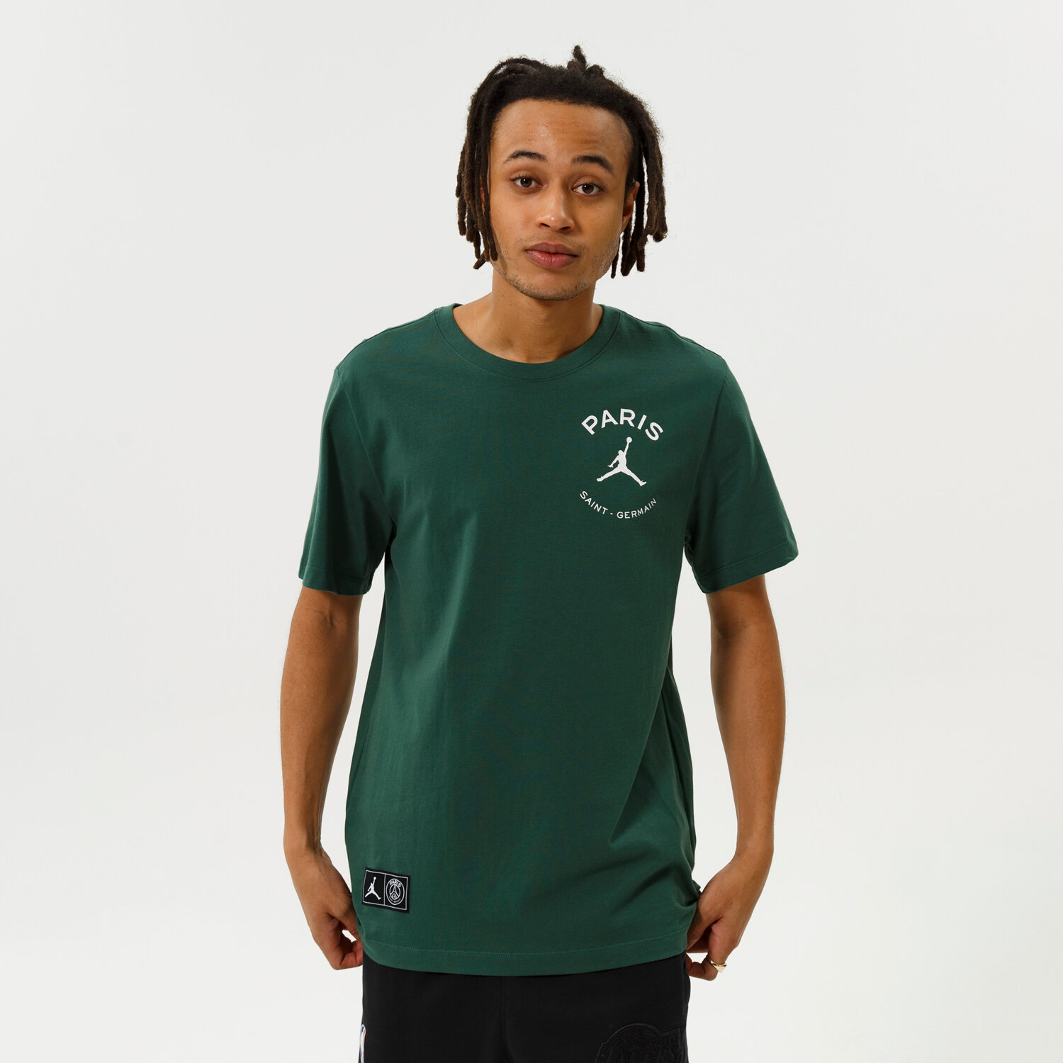 Bărbați tricou JORDAN TRICOU PARIS SAINT-GERMAIN LOGO DB6514-333 Verde