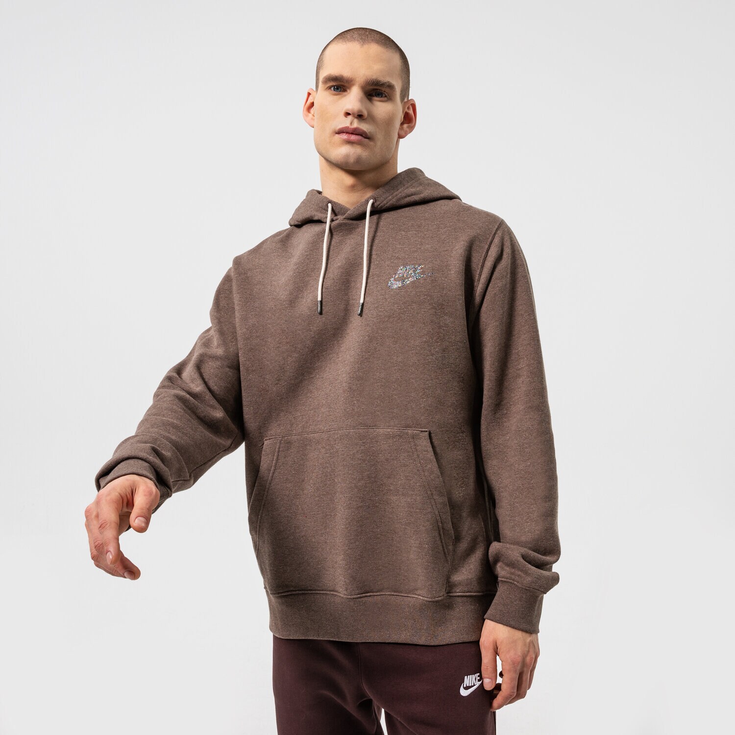 Bărbați bluză NIKE BLUZĂ CU GLUGĂ M NSW SPE+ SB PO HD REVIVAL DH1033-004 Gri