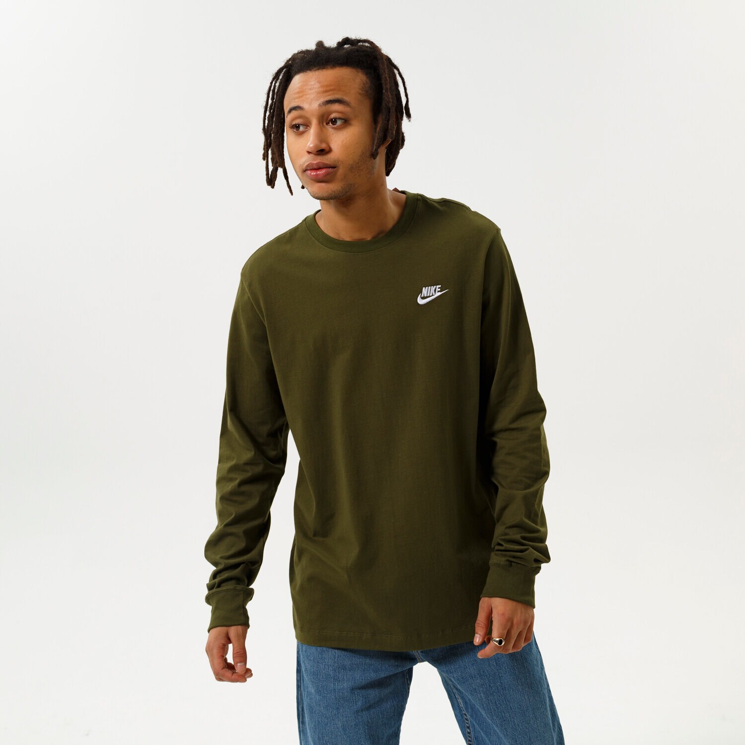 Bărbați tricou NIKE TRICOU SPORTSWEAR AR5193-327 Kaki