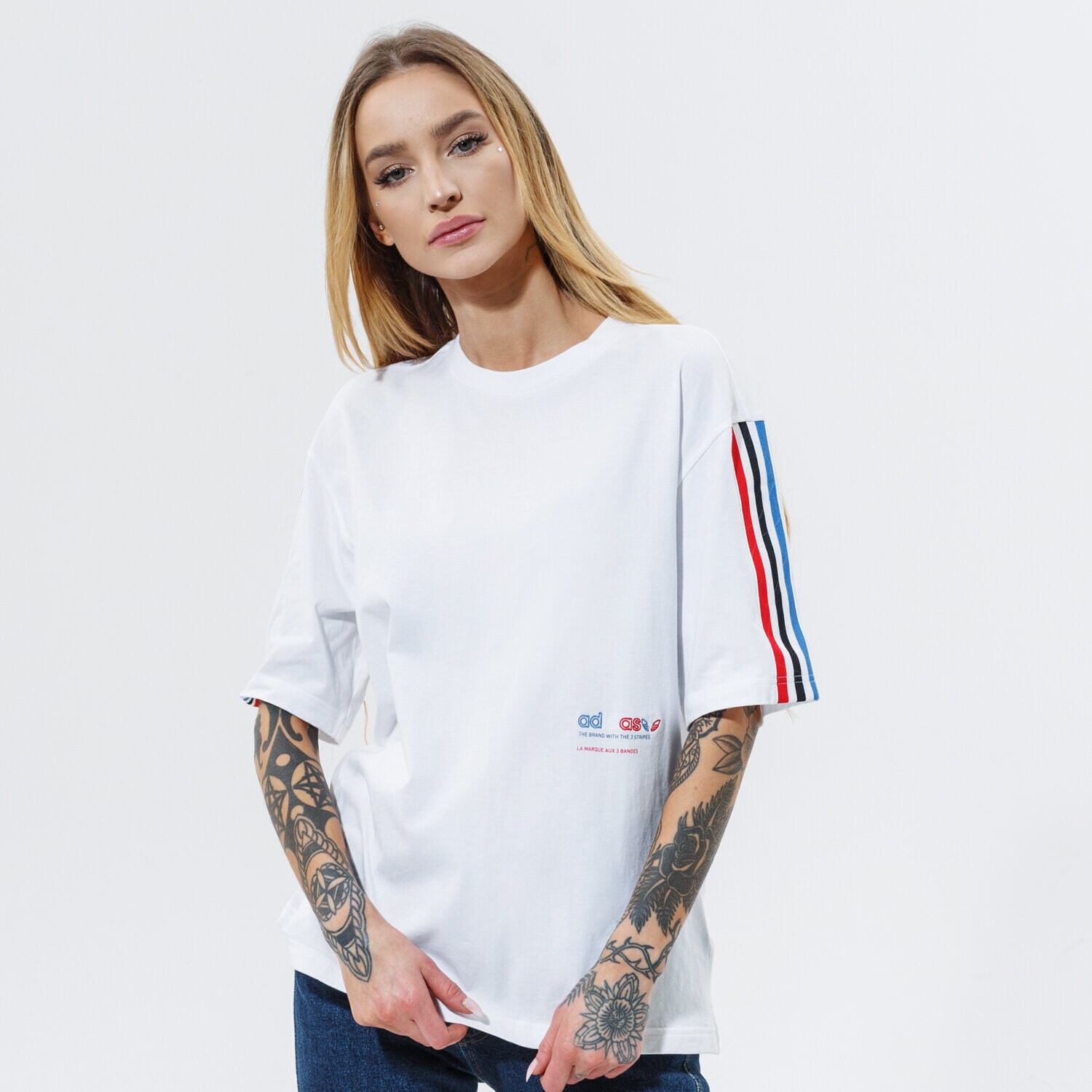Femei tricou ADIDAS TRICOU OVERSIZED TEE GN2870 Alb