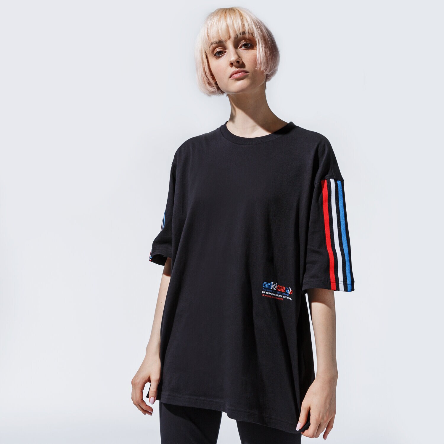 Femei tricou ADIDAS TRICOU OVERSIZED TEE GN2839 Negru