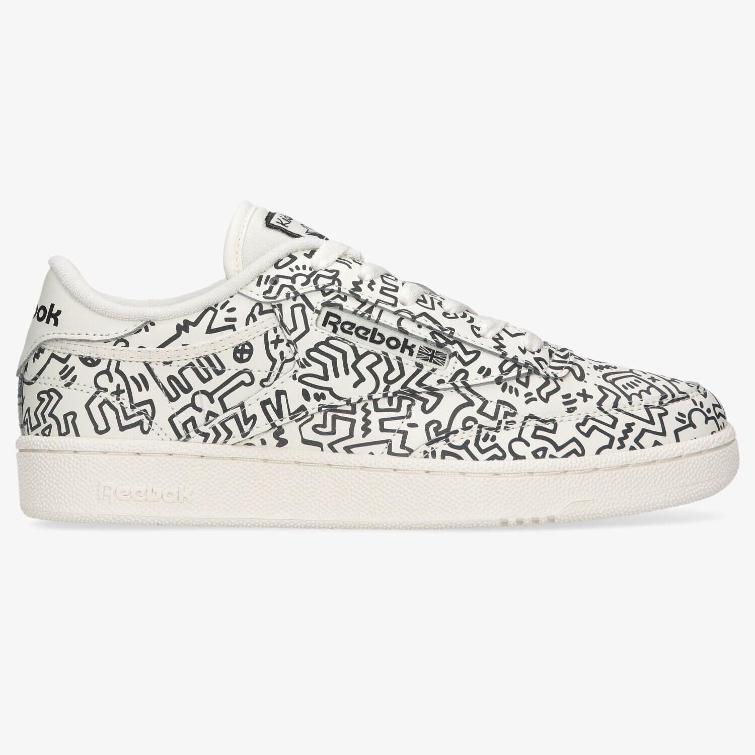 Barbați pantofi sport REEBOK CLUB C KEITH HARING GZ1458 Alb