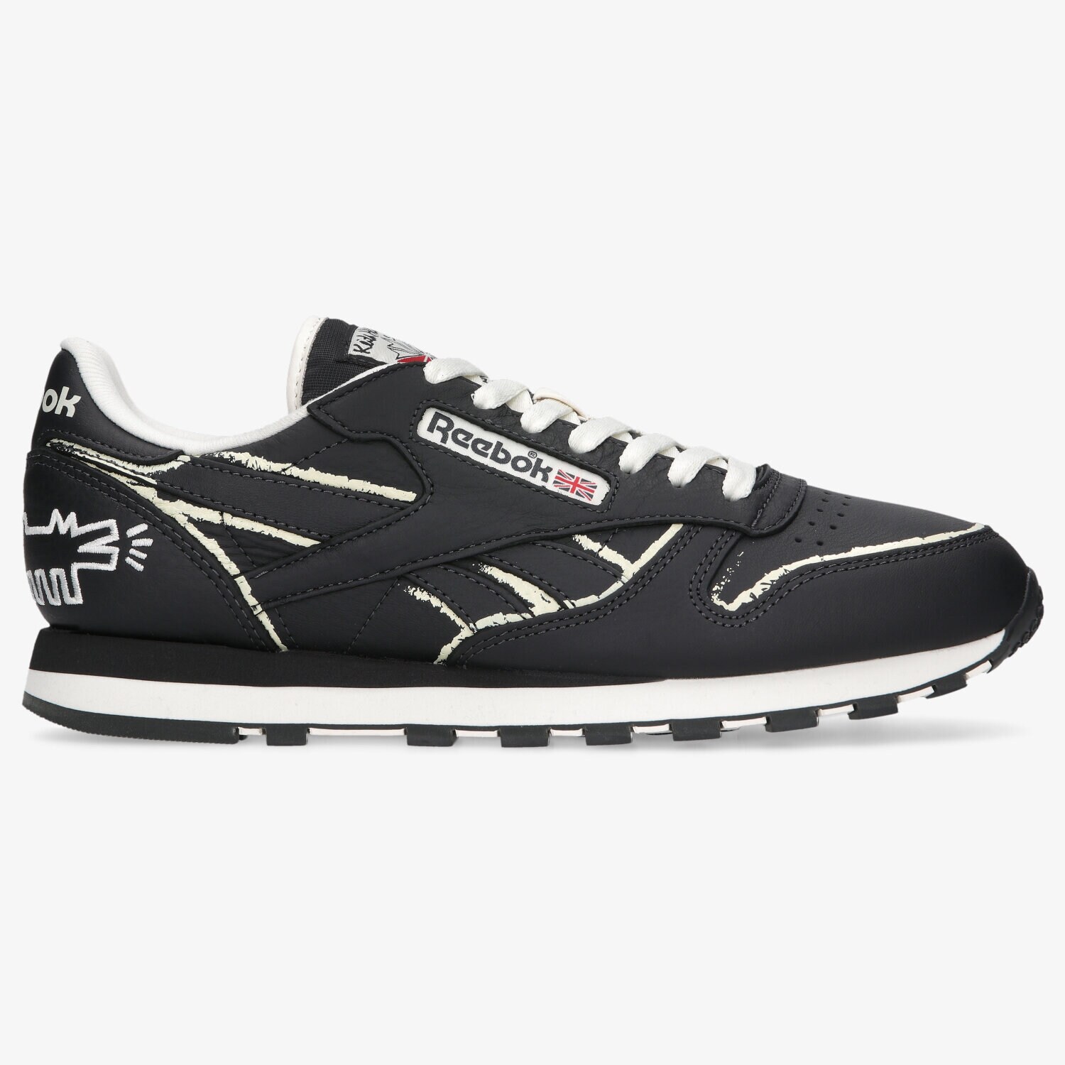Barbați pantofi sport REEBOK CLASSIC LEATHER KEITH HARING GZ1456 Negru