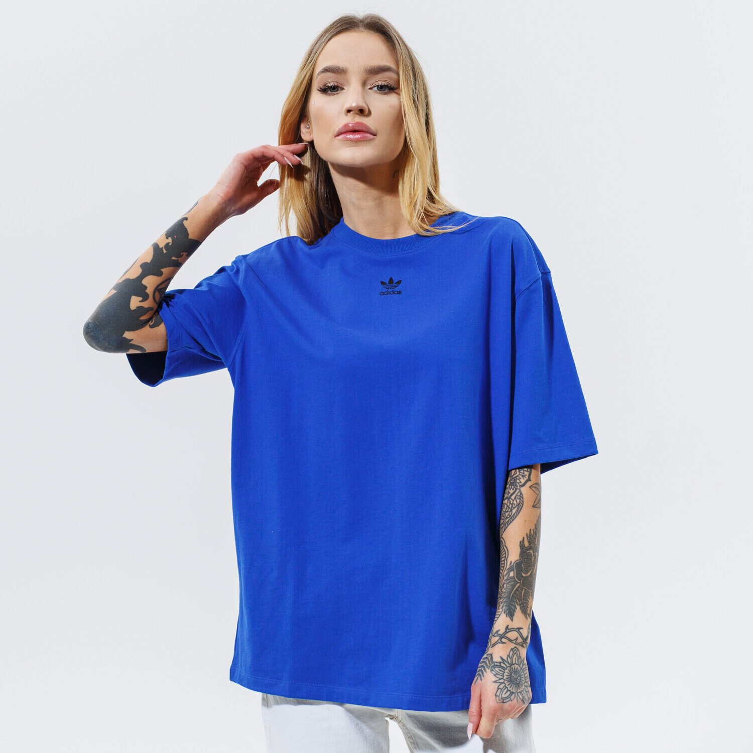 Femei tricou ADIDAS TRICOU TEE GN4780 Albastru