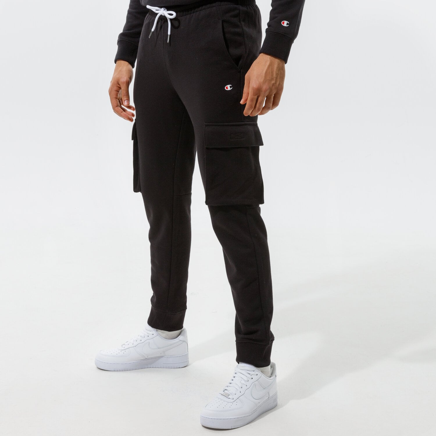 Bărbați pantaloni CHAMPION PANTALONI  RIB CUFF PANTS 216017KK001 Negru