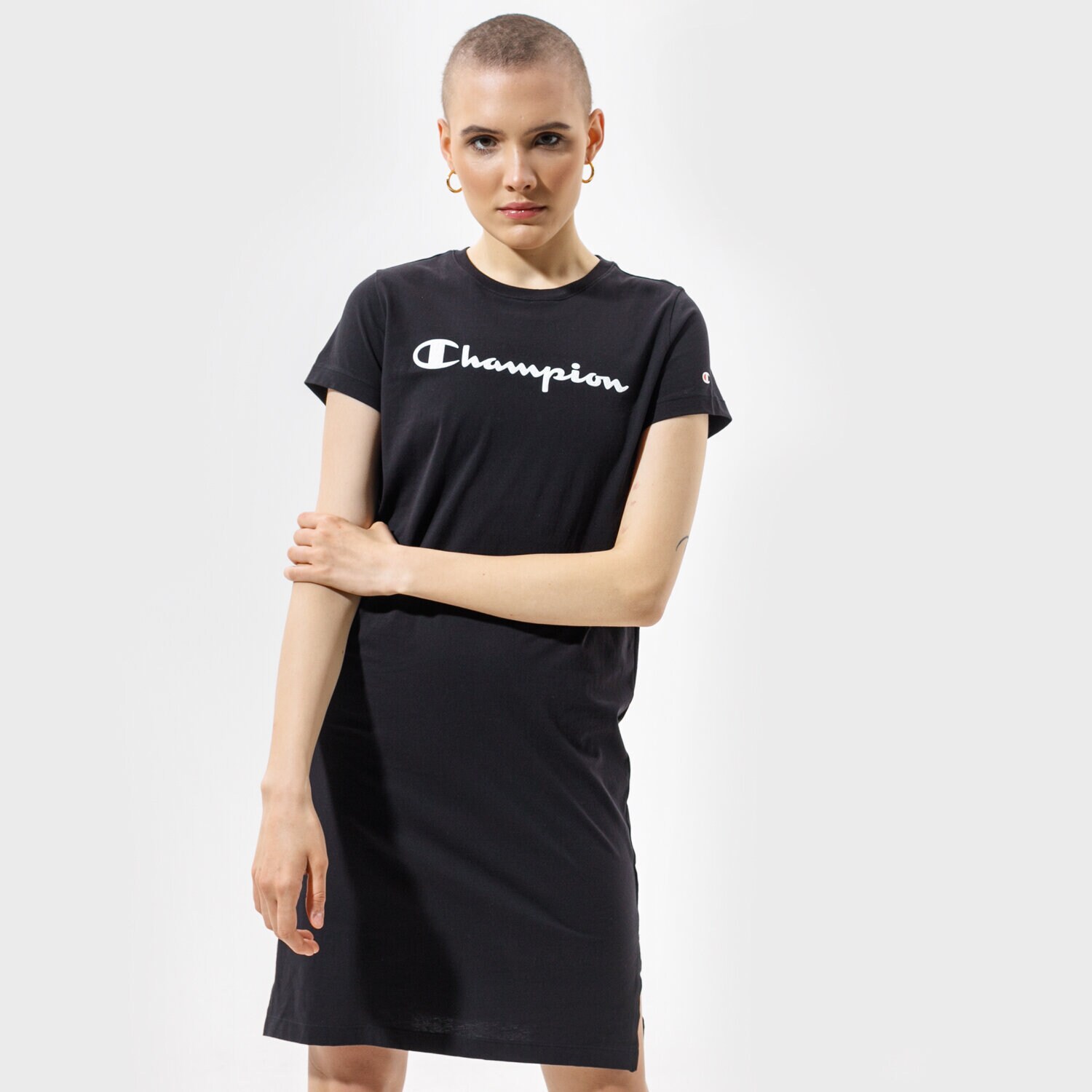 Femei rochii și fuste CHAMPION ROCHIE TRENINGS 112609KK001 Negru