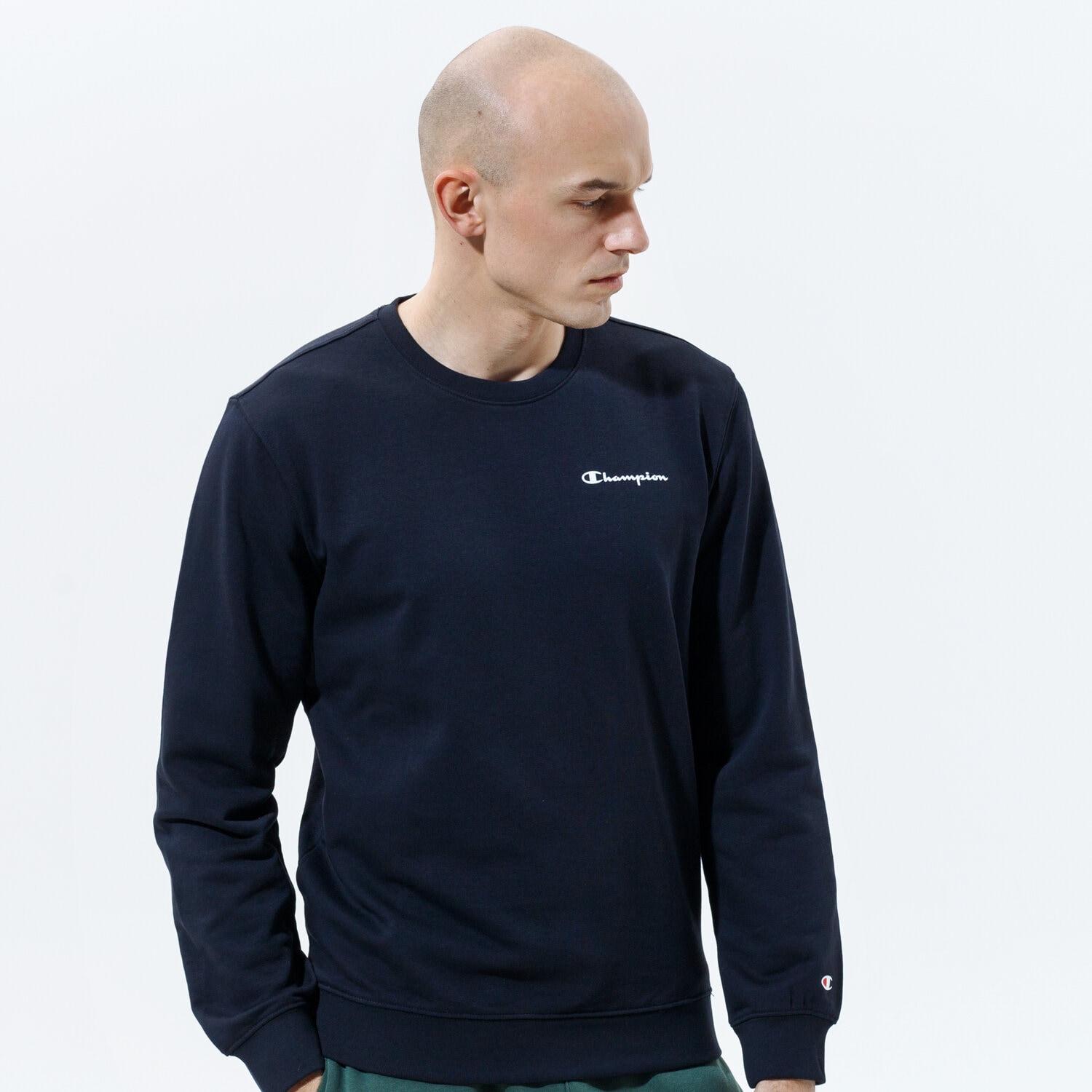 Bărbați bluză CHAMPION BLUZĂ CREWNECK SWEATSHIRT 214151KK001 Negru