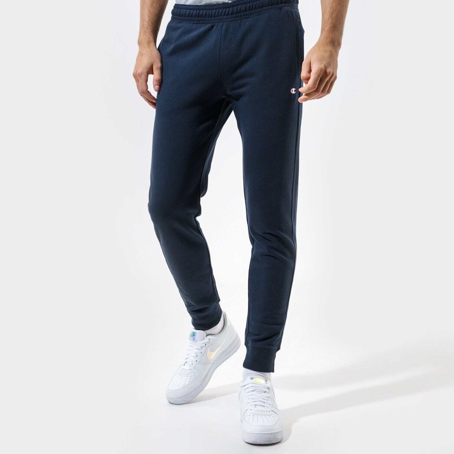 Bărbați pantaloni CHAMPION PANTALONI  RIB CUFF PANTS 216013BS501 Bleumarin
