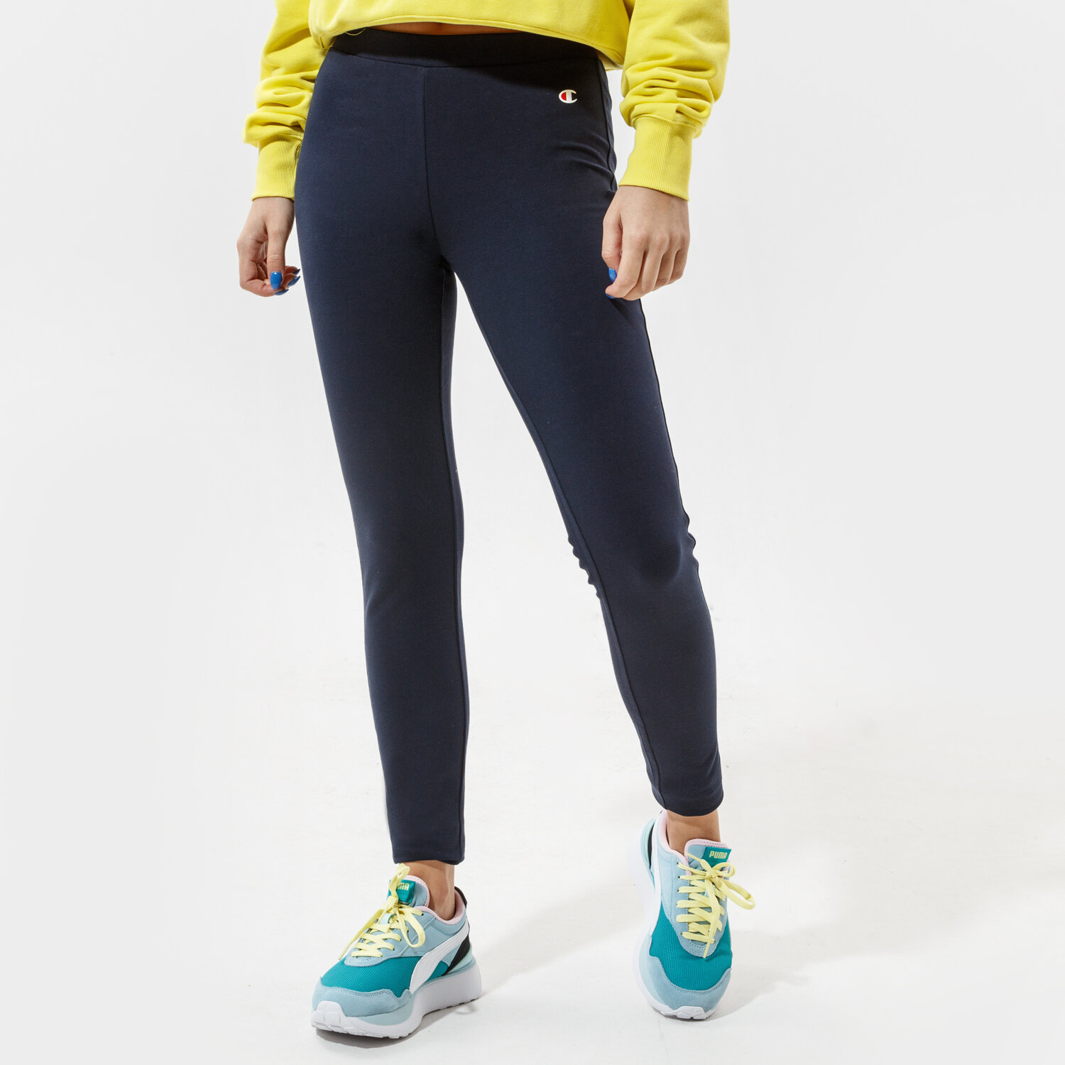 Femei pantaloni CHAMPION COLANȚI COLANȚI 111416BS501 Bleumarin