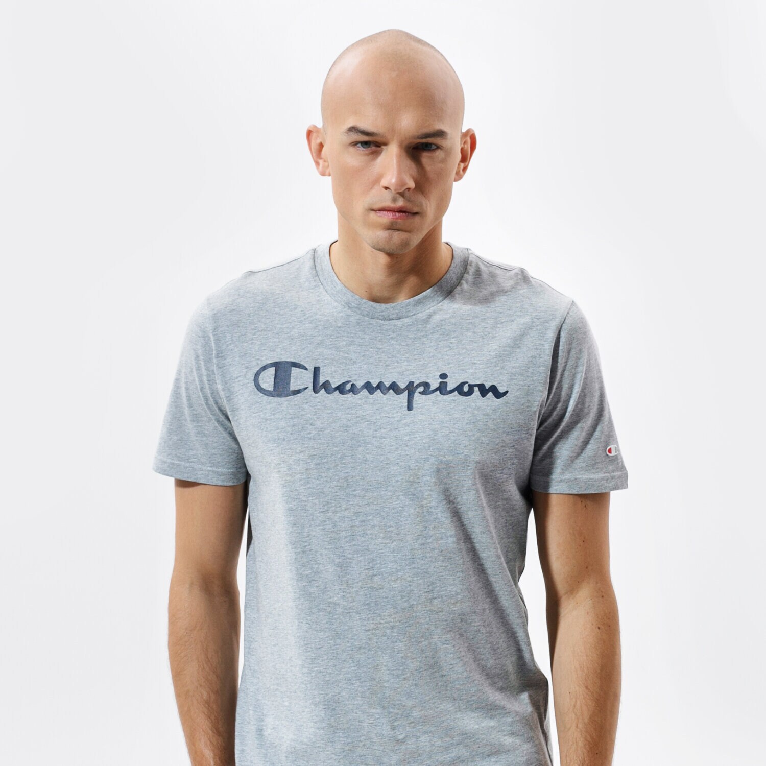 Bărbați tricou CHAMPION TRICOU CREWNECK TRICOU 216957EM006 Gri