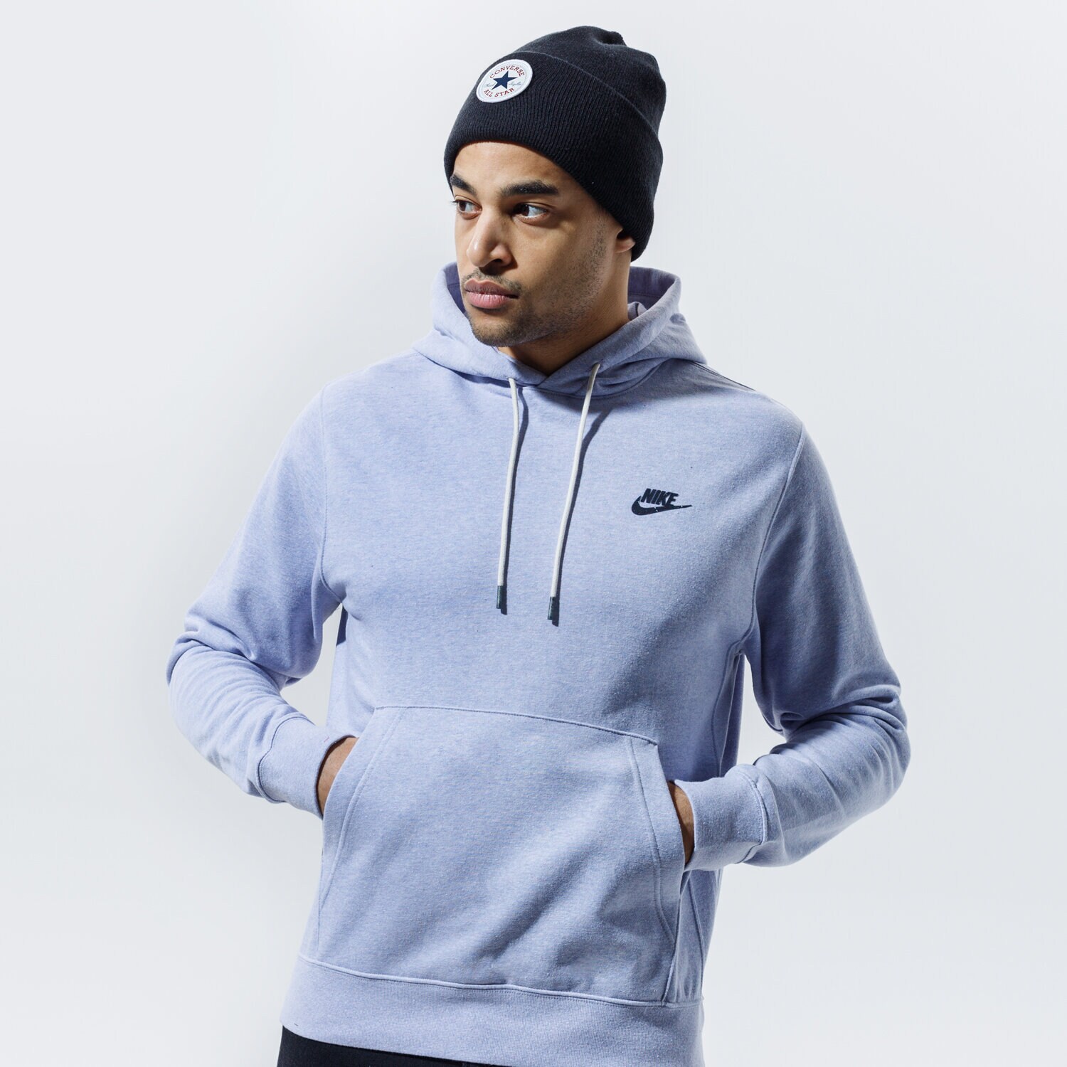 Bărbați bluză NIKE BLUZĂ CU GLUGĂ M NSW PO SB HOODIE DA0680-596 Gri