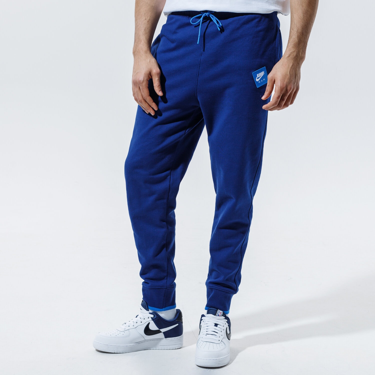 Bărbați pantaloni JORDAN PANTALONI JUMPMAN CLASSICS CV2249-492 Bleumarin