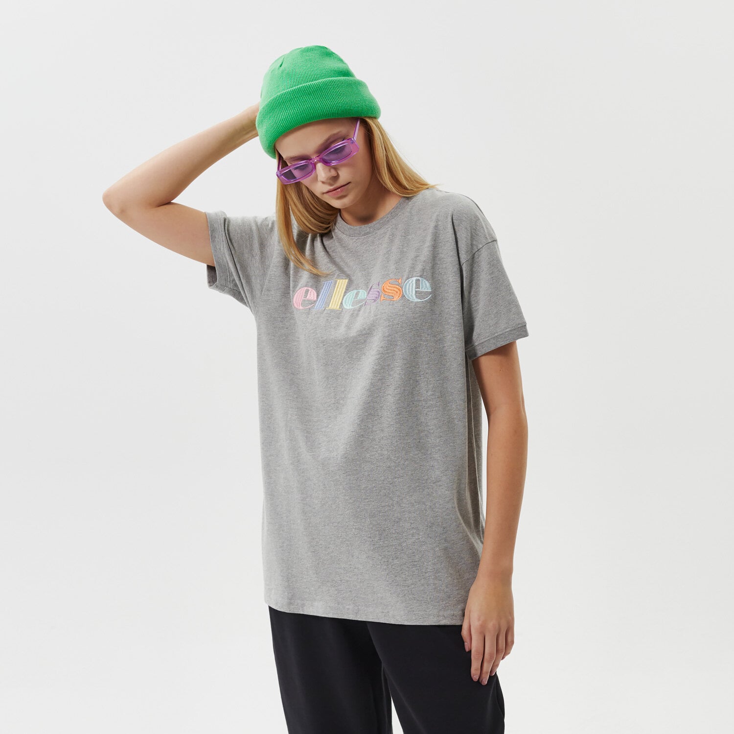 Femei tricou ELLESSE TRICOU CHANGLING TEE GREY MRL SGK10741112 Gri