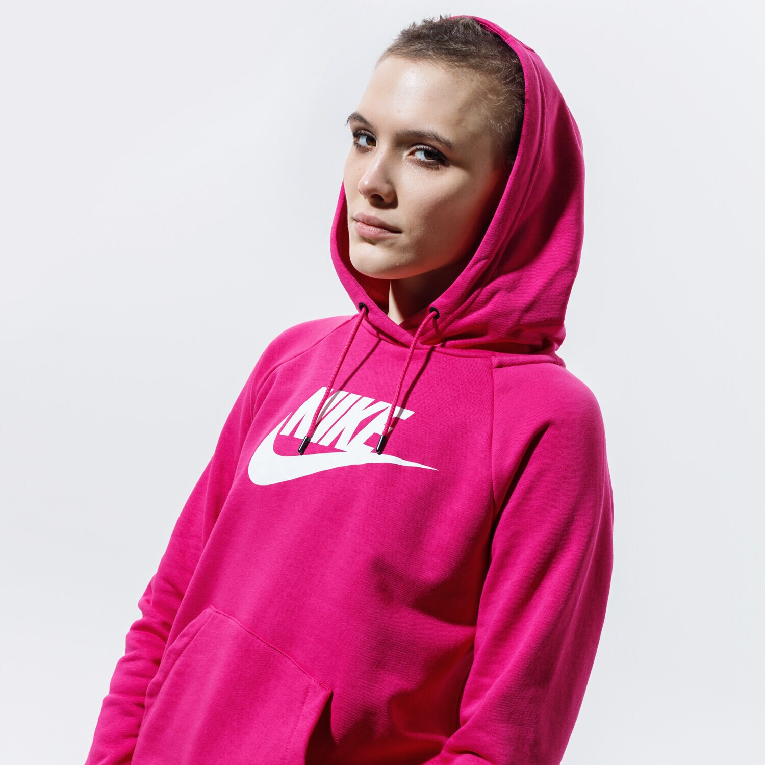 Femei bluză NIKE BLUZĂ CU GLUGĂ SPORTSWEAR ESSENTIAL BV4126-617 Roz