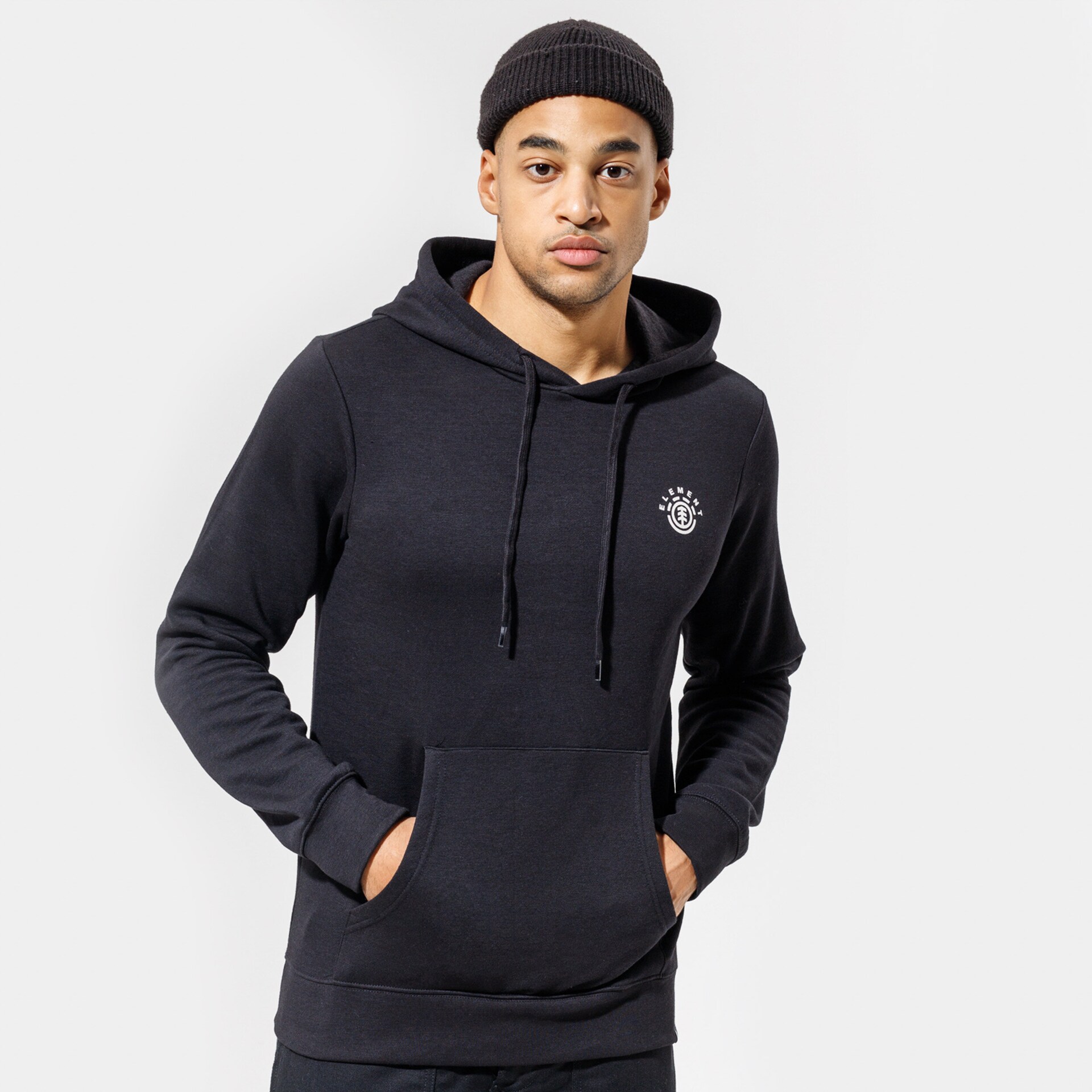 Bărbați bluză ELEMENT BLUZĂ CU GLUGĂ IVYHILL HOOD Z1HOE13732 Negru