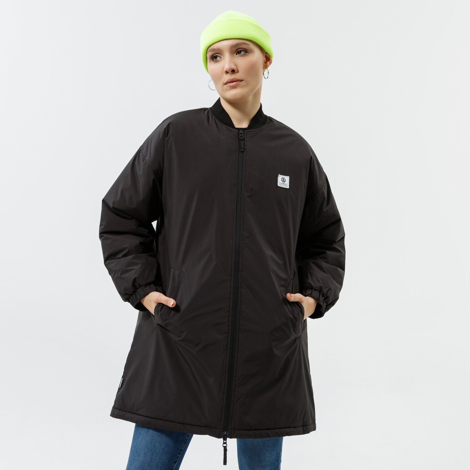 Femei geacă de iarnă ELEMENT JACHETĂ PILGRIM LIGHT PUFF N Z3JKC53732 Negru