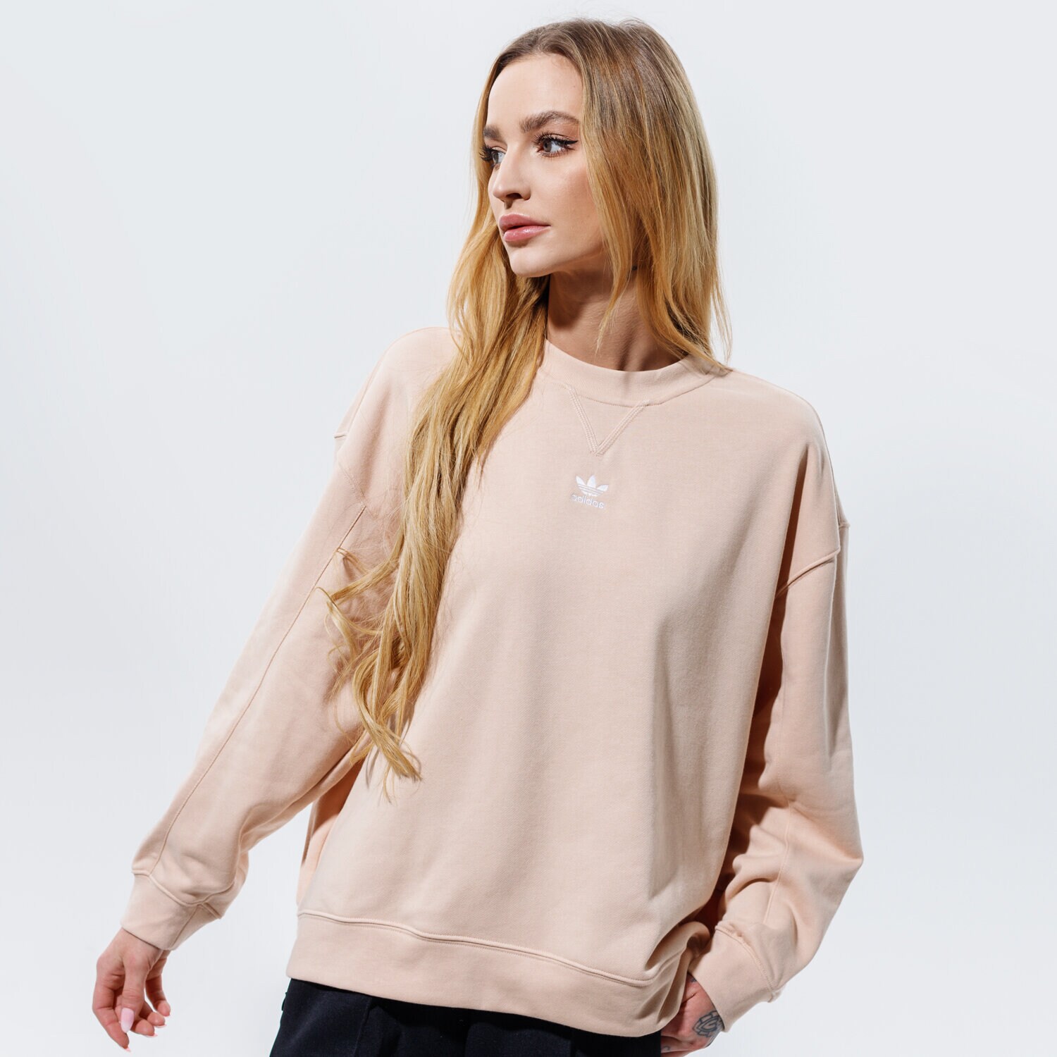 Femei bluză ADIDAS BLUZĂ SWEATSHIRT H45583 Roz
