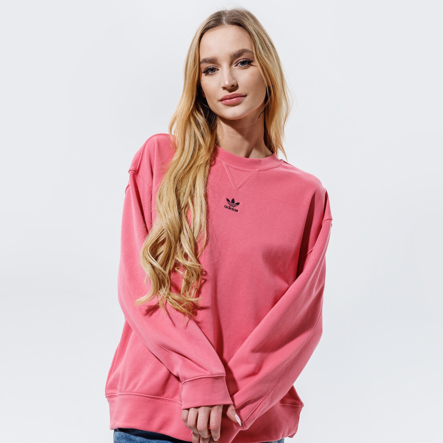 Femei bluză ADIDAS BLUZĂ SWEATSHIRT H36802 Roz