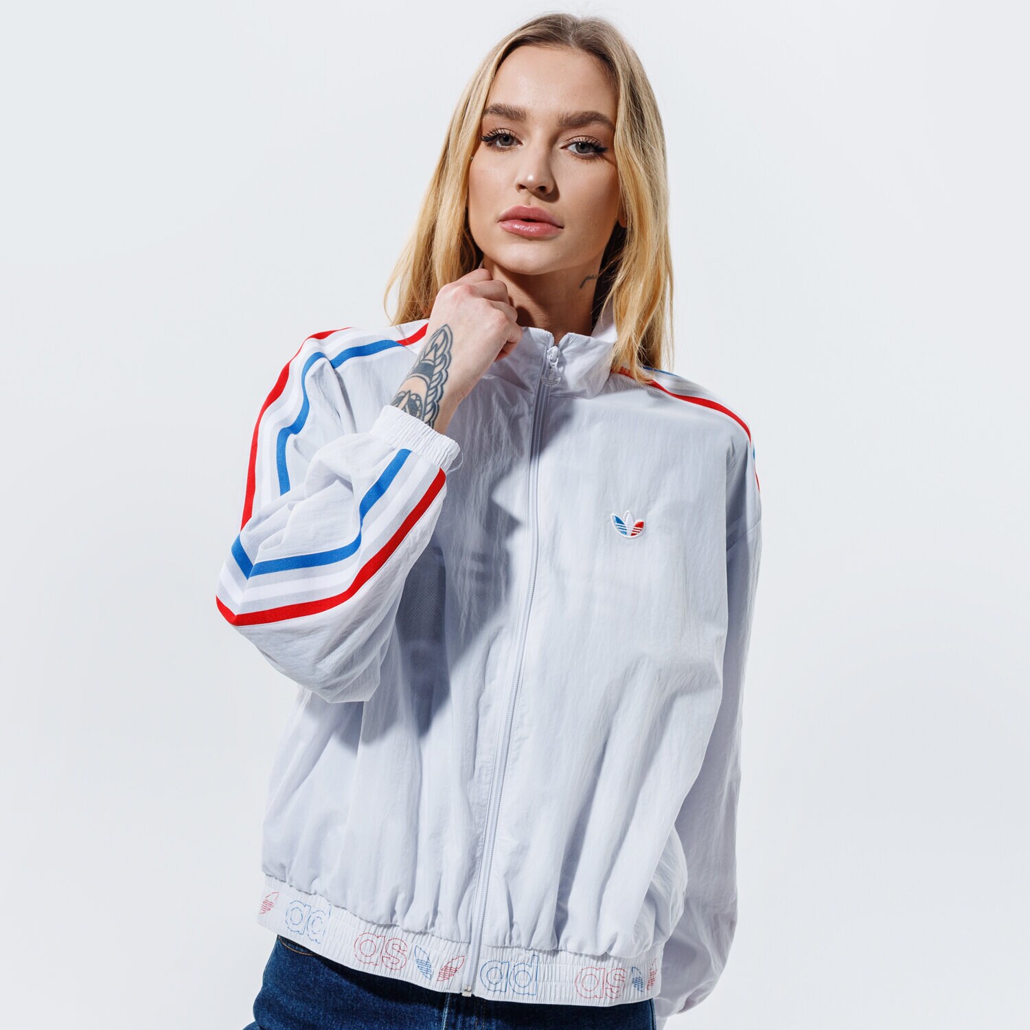 Femei jachetă ADIDAS JACHETĂ JAPONA TT GT8463 Alb