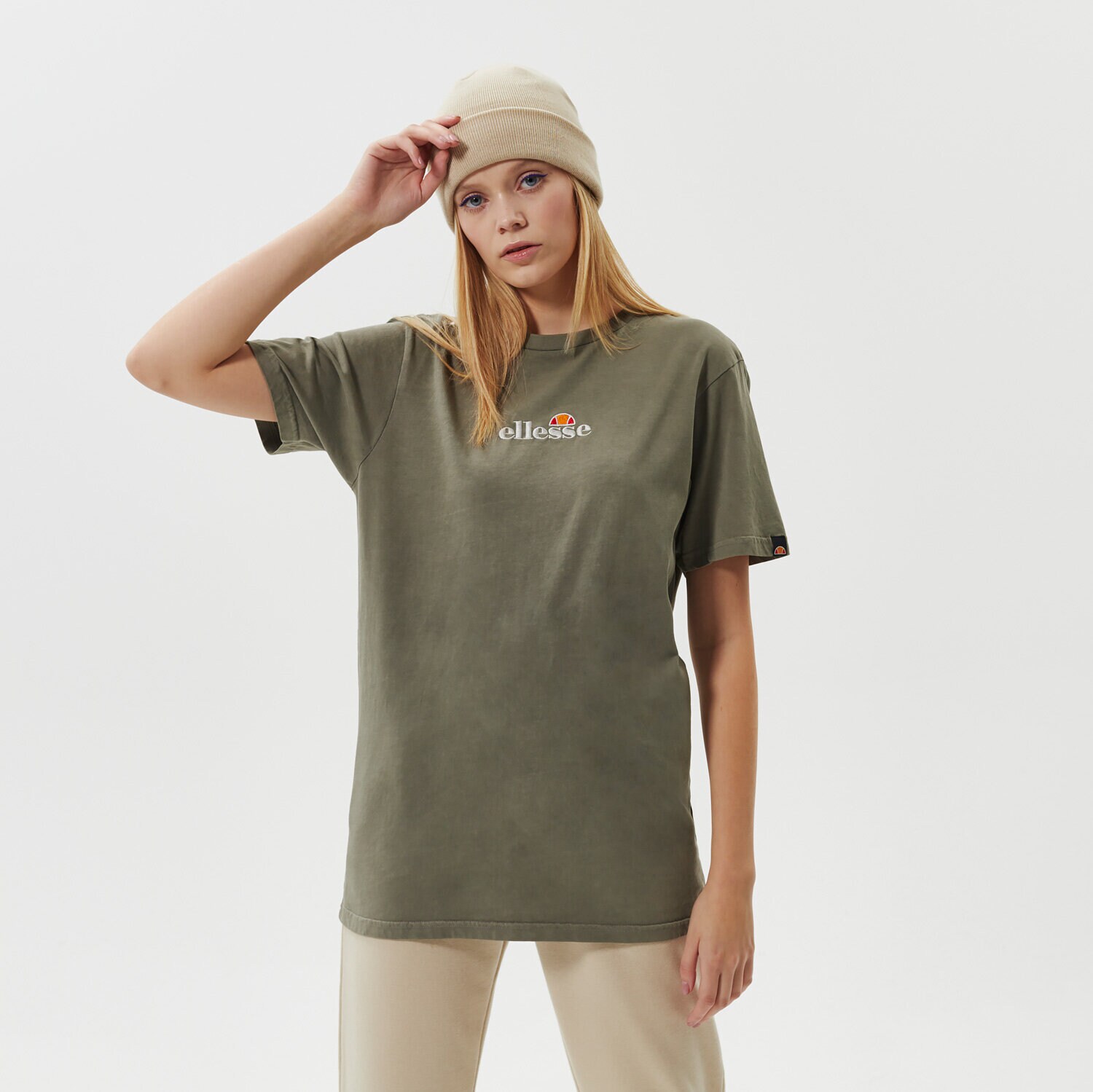 Femei tricou ELLESSE TRICOU ANNATTO TEE KHA SGK13148506 Kaki