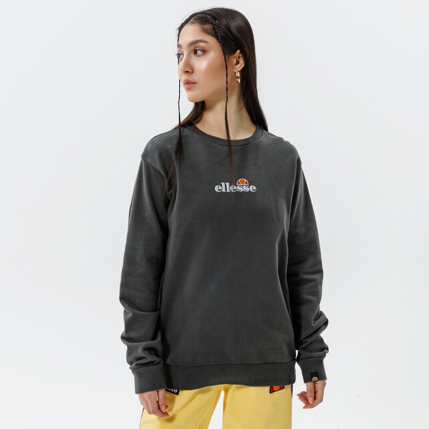 Femei bluză ELLESSE BLUZĂ SAPPAN SWEATSHIRT BLK SGK13149011 Negru