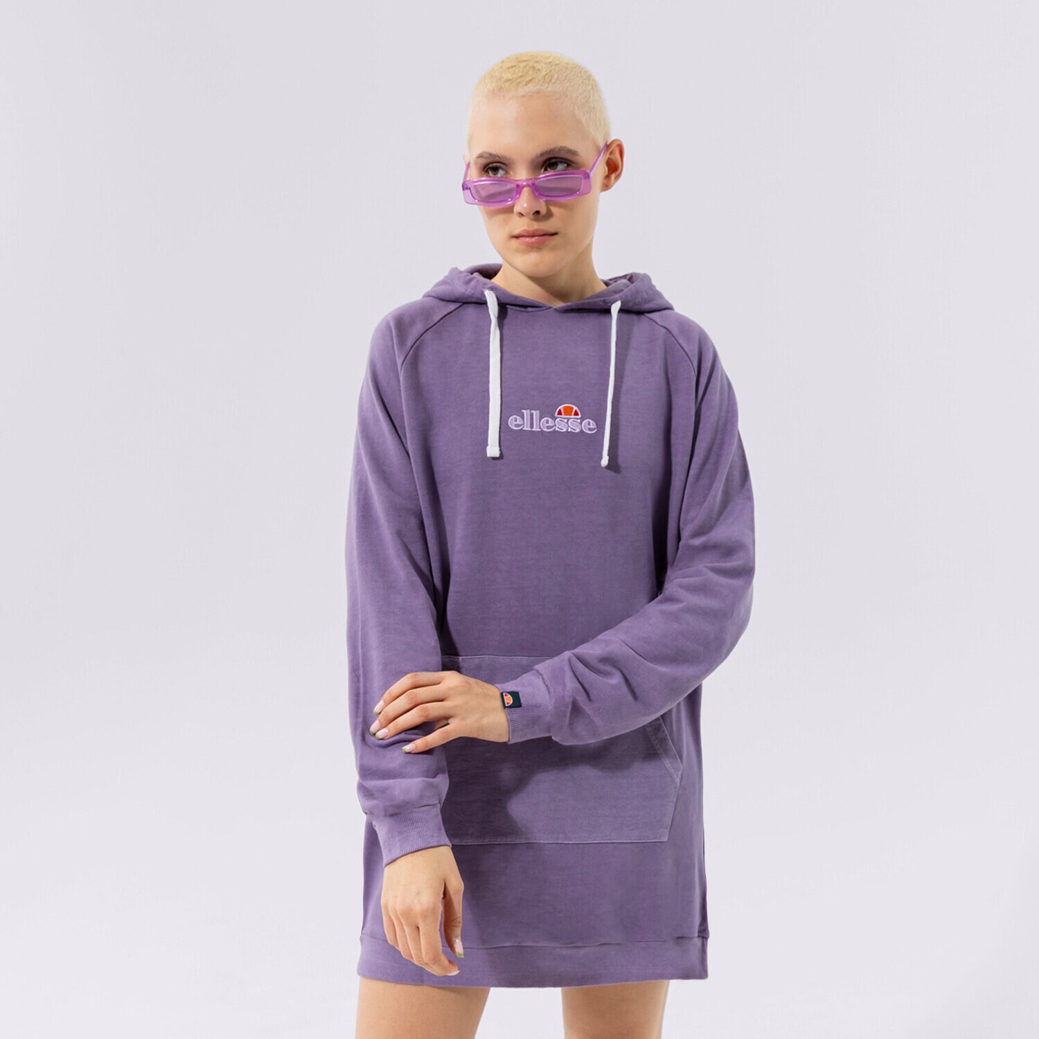Femei bluză ELLESSE BLUZĂ CU GLUGĂ TRIPHALA TRENINGS PRPL SGK13152305 Violet