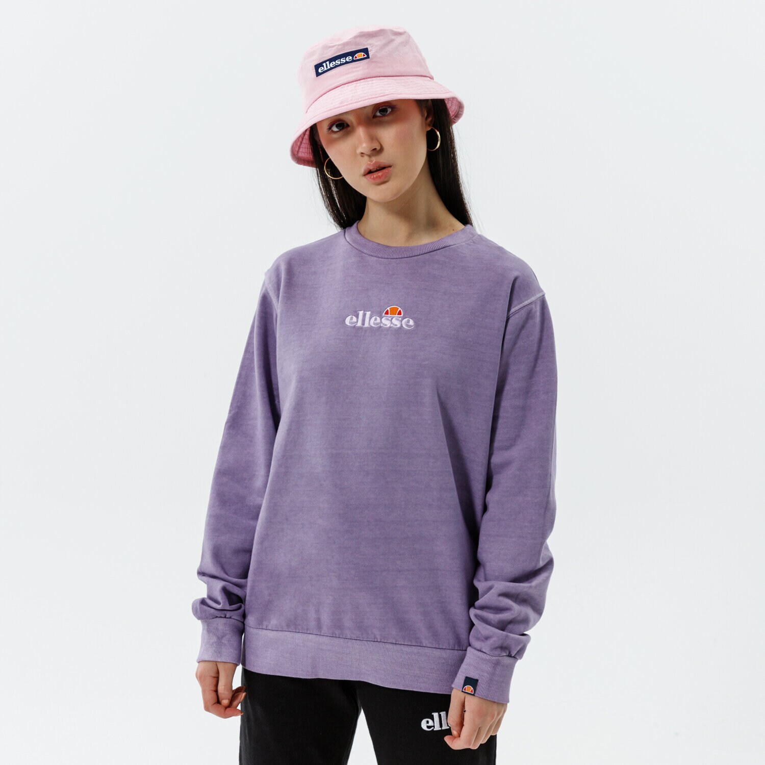 Femei bluză ELLESSE BLUZĂ SAPPAN SWEATSHIRT PRPL SGK13149305 Violet
