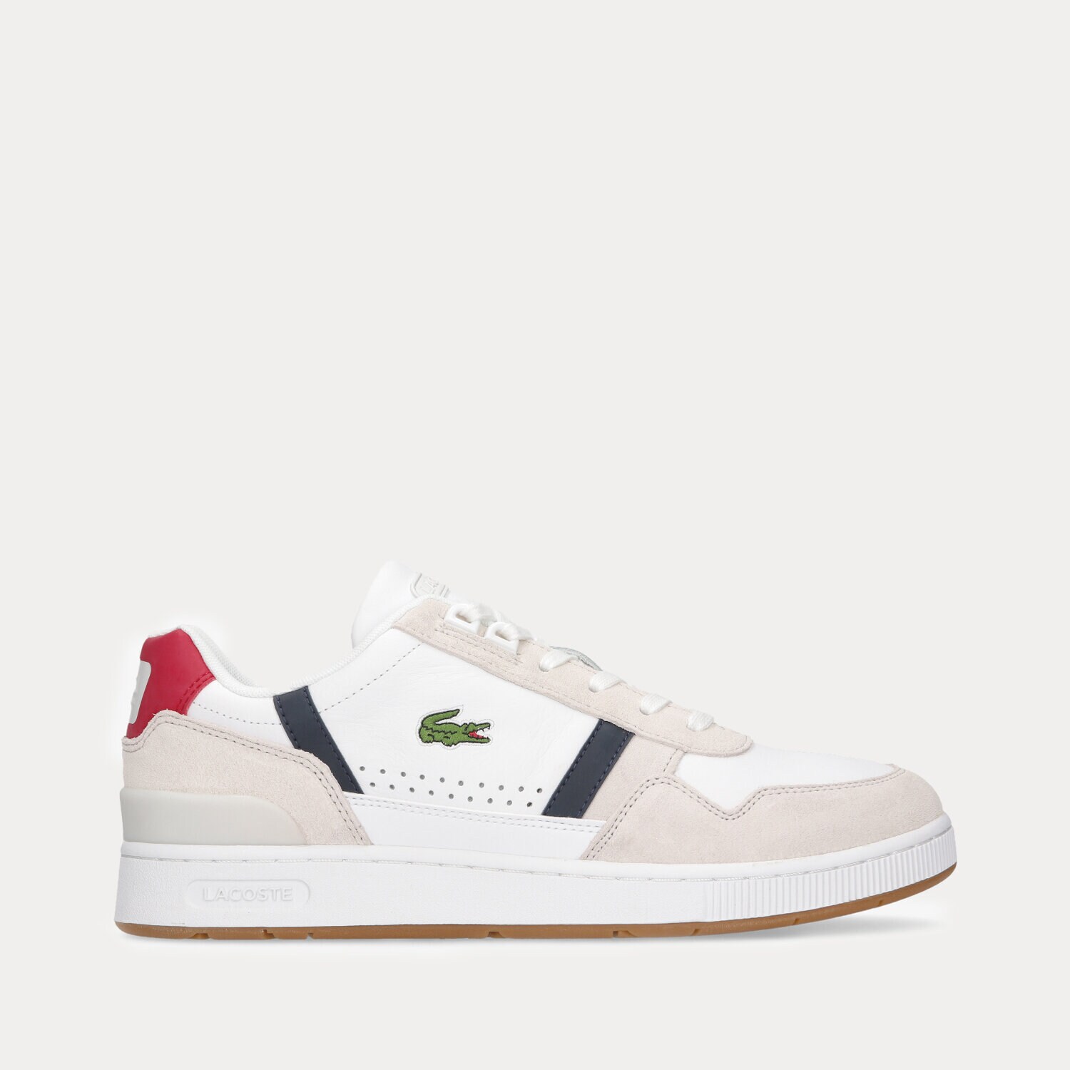 Barbați pantofi sport LACOSTE T-CLIP 0120 2 SMA 740SMA0048407 Alb