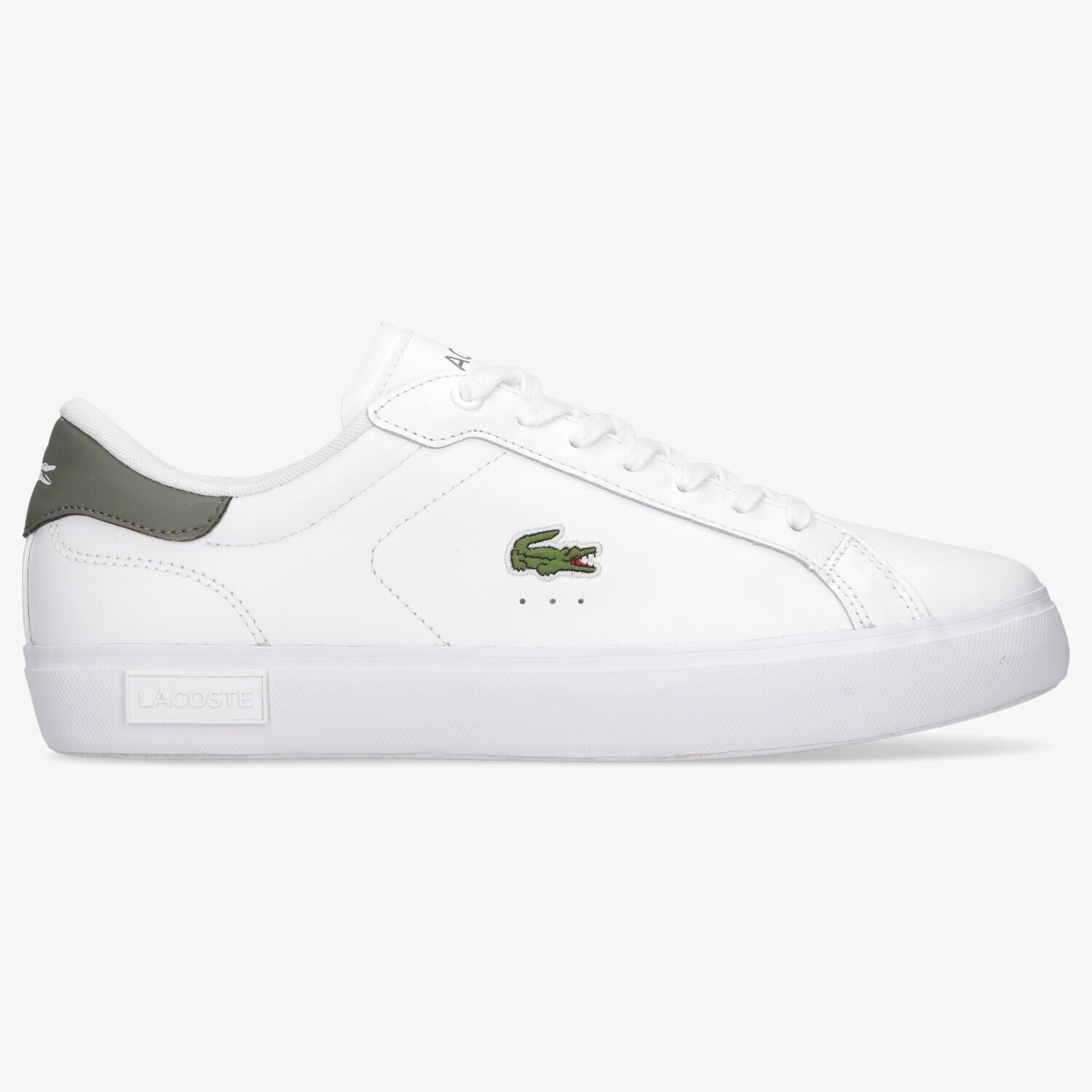 Barbați pantofi sport LACOSTE POWERCOURT 0121 1 SMA 742SMA00182H4 Alb