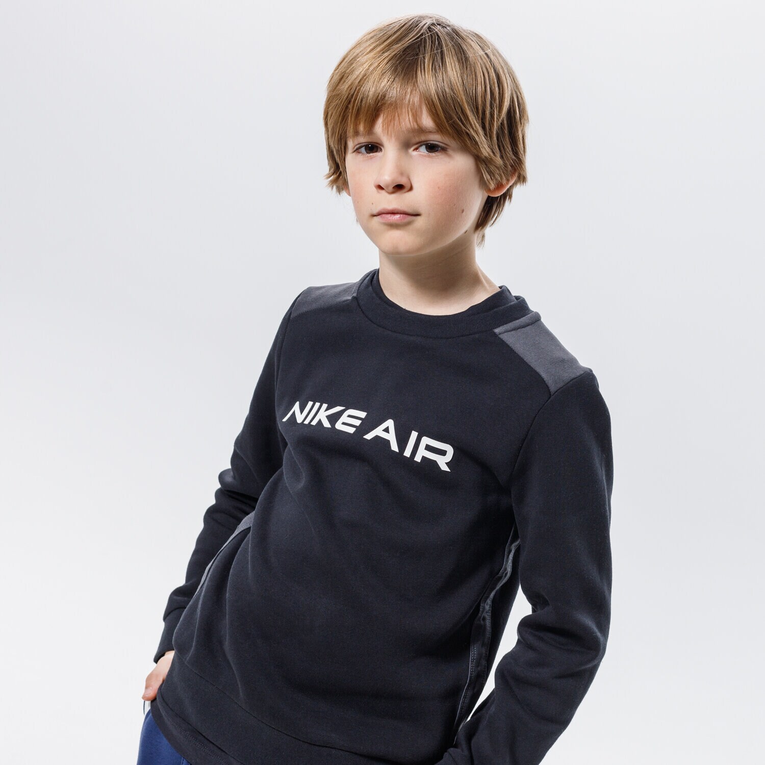 Copii bluză NIKE BLUZĂ AIR BOY DA0703-010 Negru