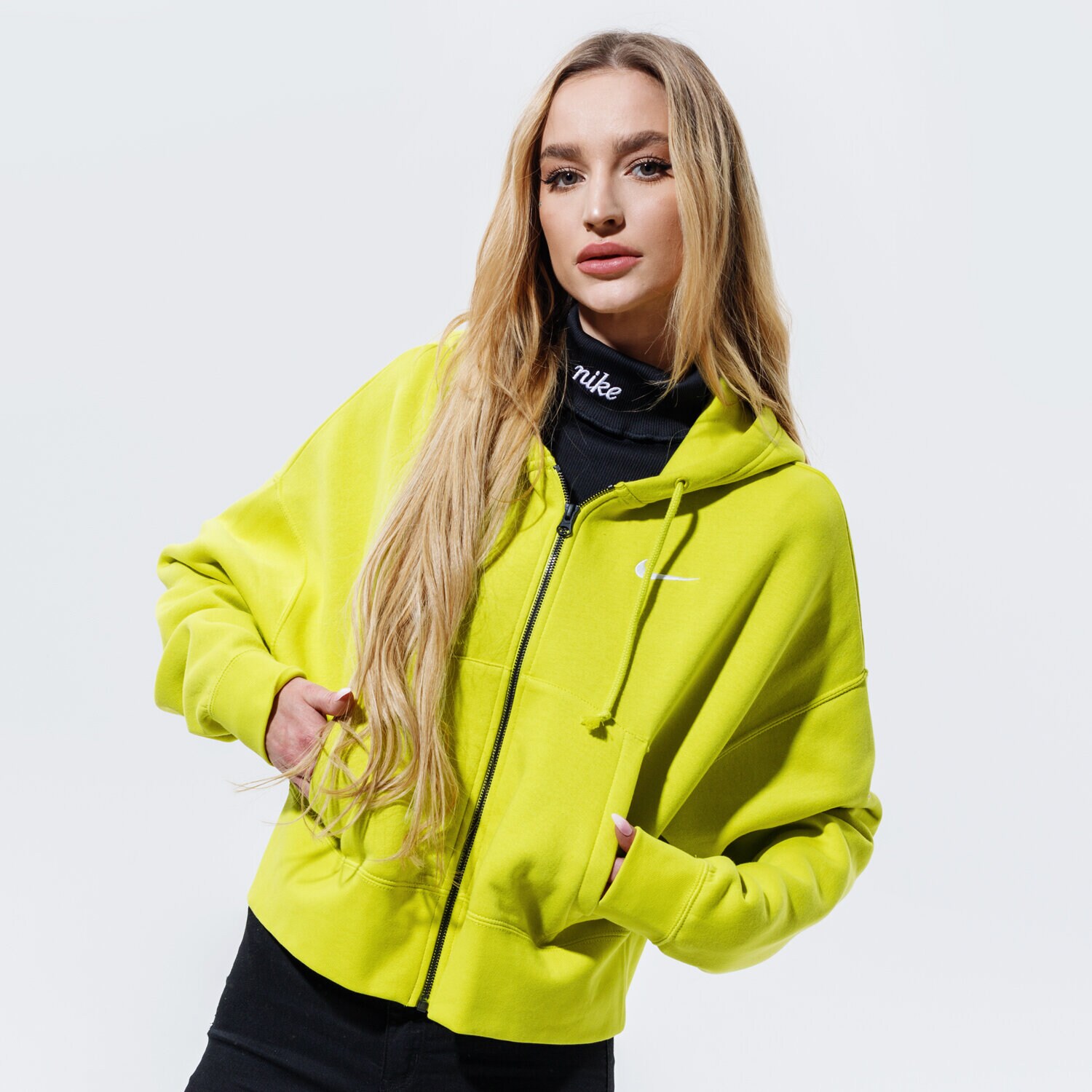 Femei bluză NIKE BLUZĂ CU GLUGĂ NIKE SPORTSWEAR ESSENTIALS CK1505-344 Galben