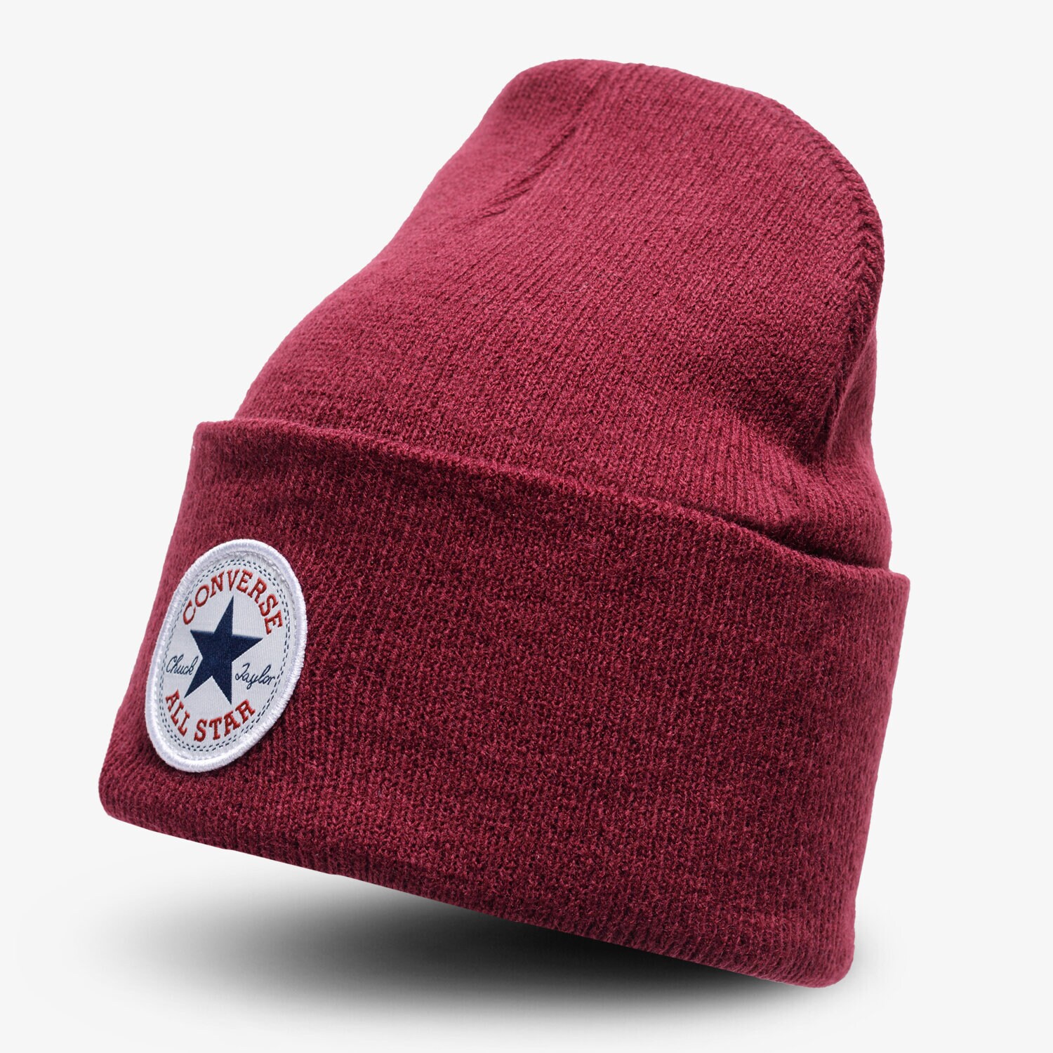 Copii căciulă CONVERSE CACIULA DE IARNĂ TALL CHUCK PATCH BEANIE 10019012-A04 Bordo