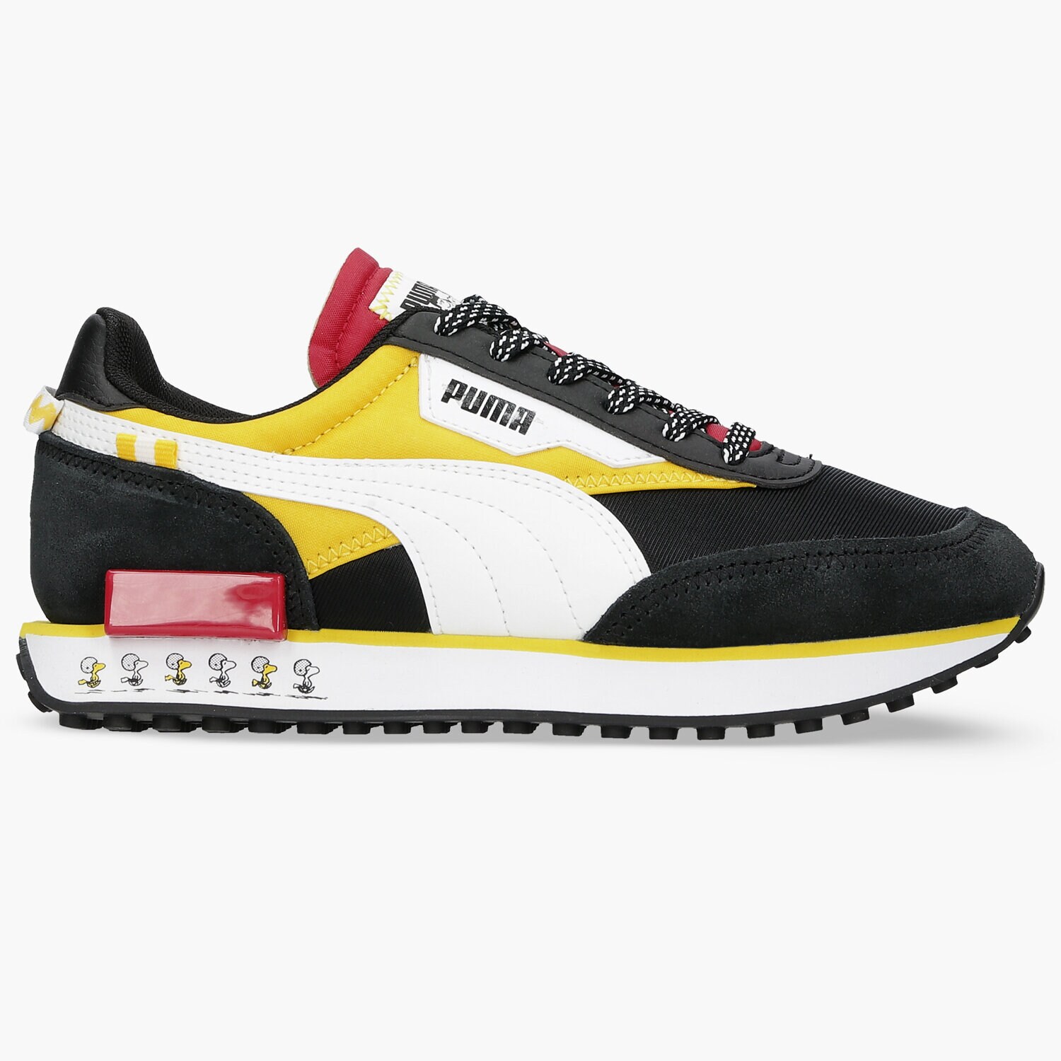 Copii pantofi sport PUMA PEANUTS FUTURE RIDER JR 38192201 Negru