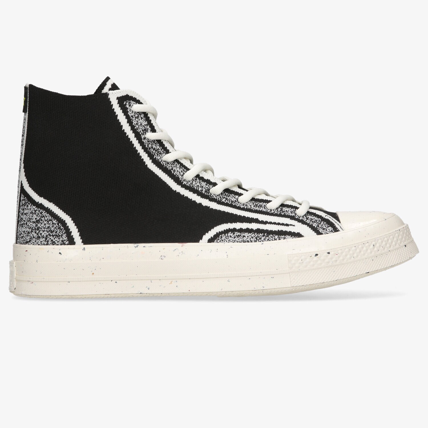 Barbați pantofi sport CONVERSE CHUCK 70 (KNIT UPPER-COLD CEMENT) 171486C Negru
