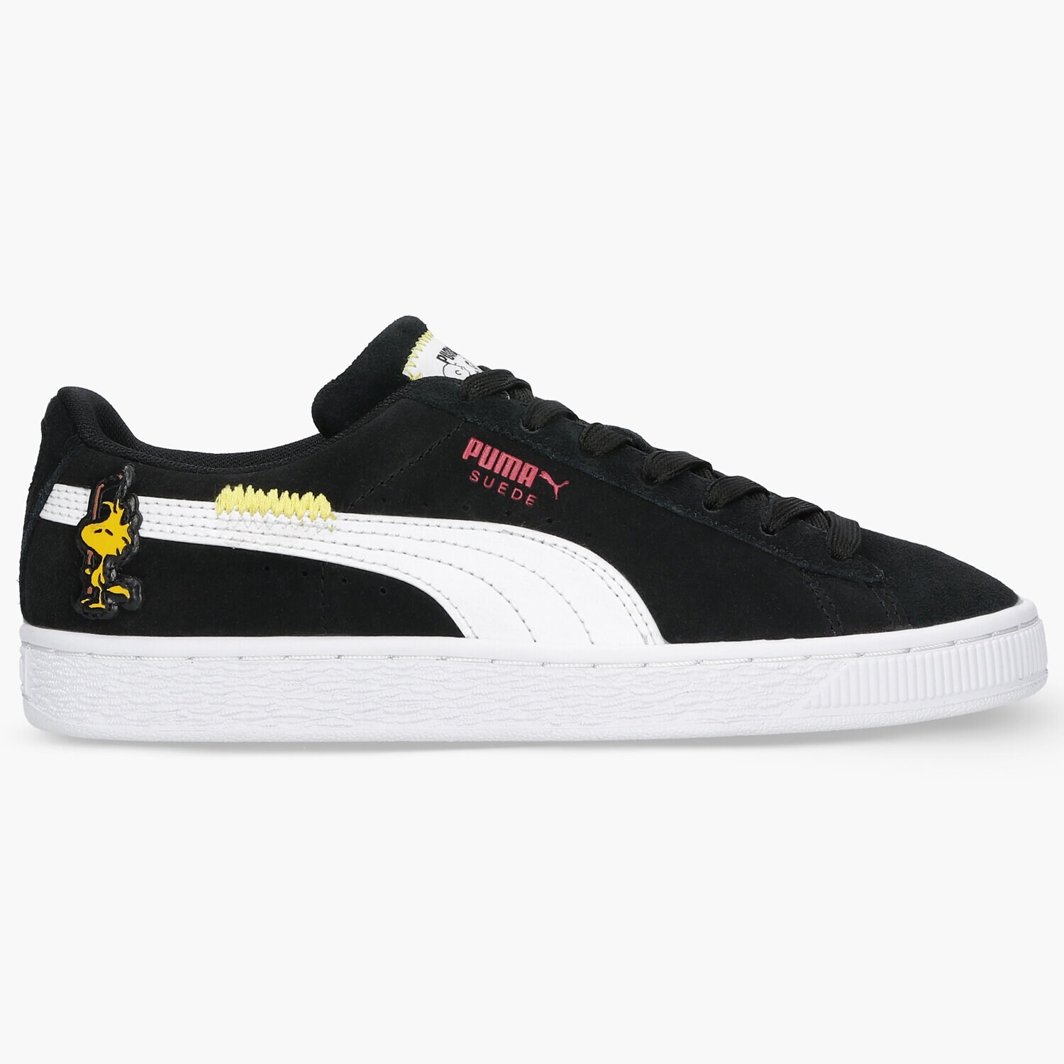 Copii pantofi sport PUMA PEANUTS SUEDE CLASSIC XXI JR 38093301 Negru