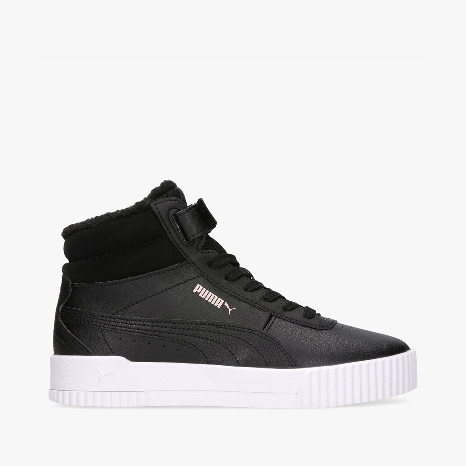 Copii pantofi sport PUMA CARINA MID FUR JR 30968301 Negru